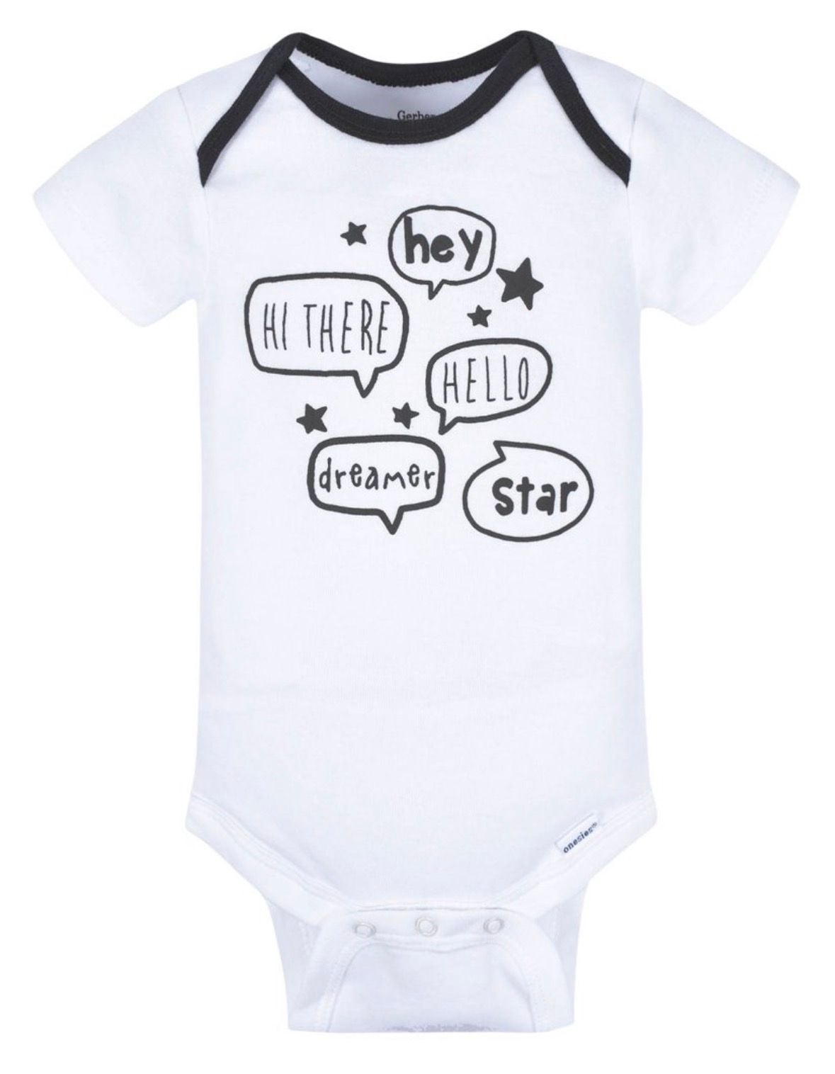 Gerber Onesies Baby Boy Short Sleeve Bodysuits Newborn 1