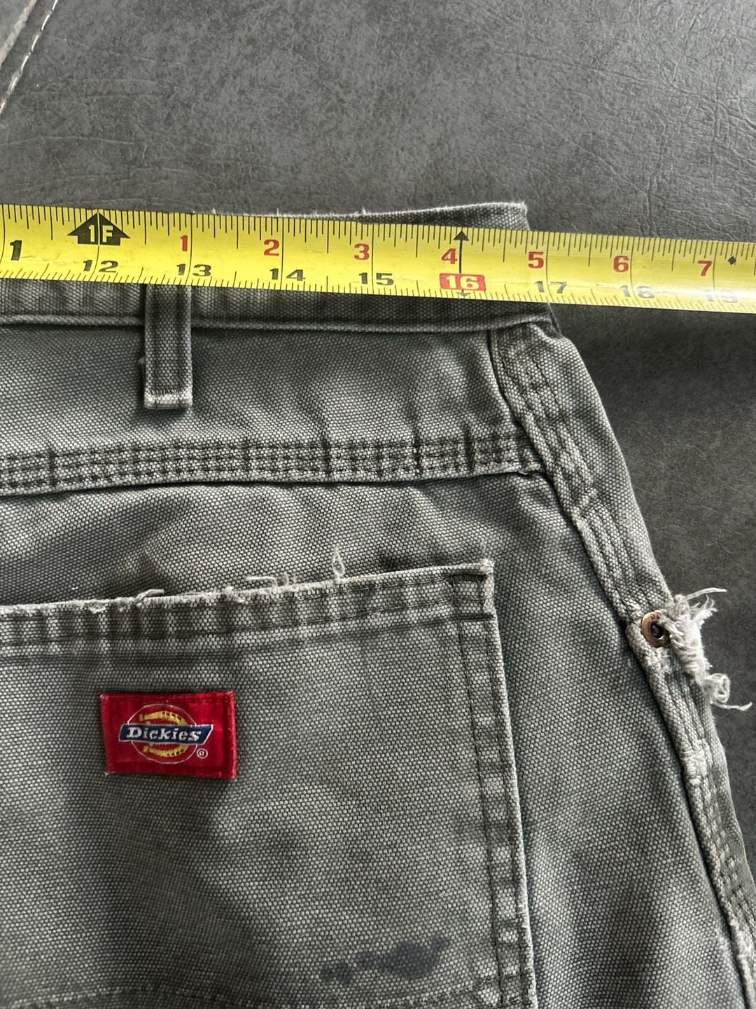 Vintage Dickies Carpenter Pants Baggy Green Y2k 5