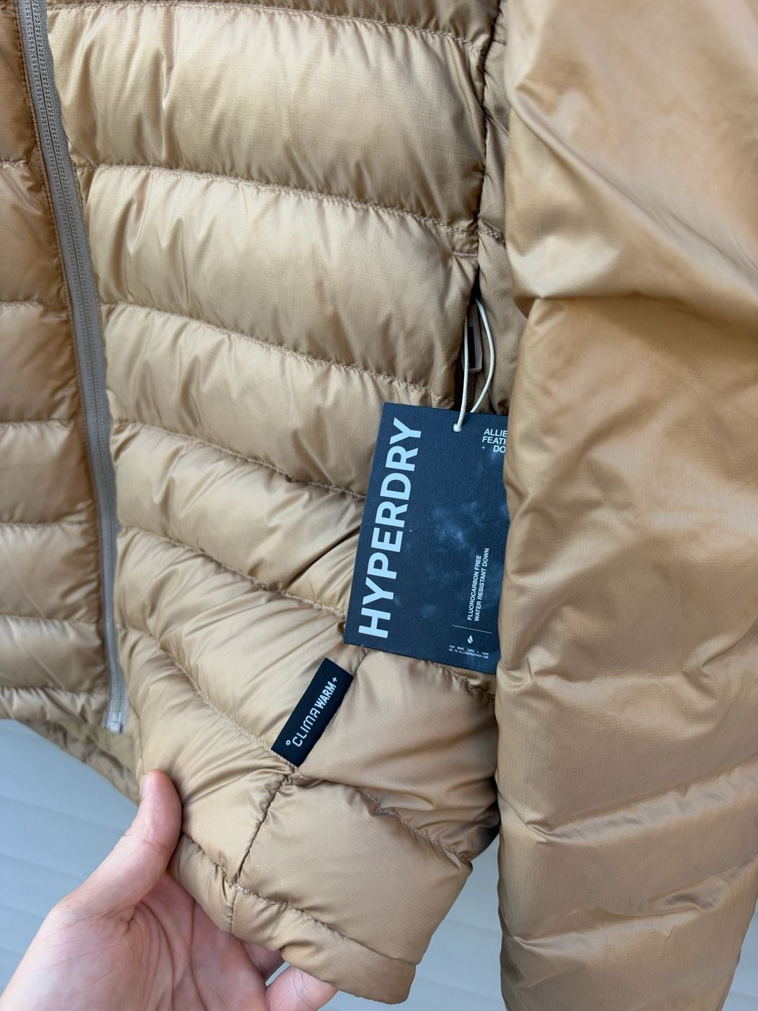 Adidas Terrex Down Jacket Gold New With Tags 3