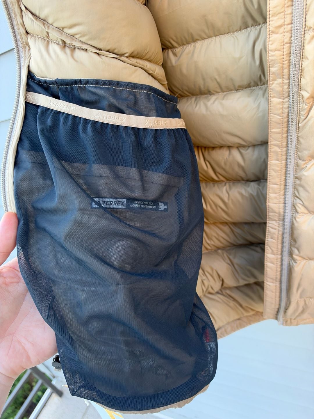 Adidas Terrex Down Jacket Gold New With Tags 5