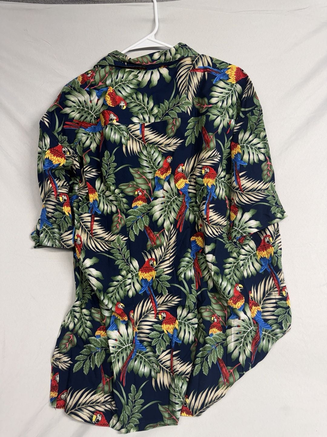 Vintage Aloha Republic Hawaiian Shirt Size 3XL Parrot Print Short Sleeve 4