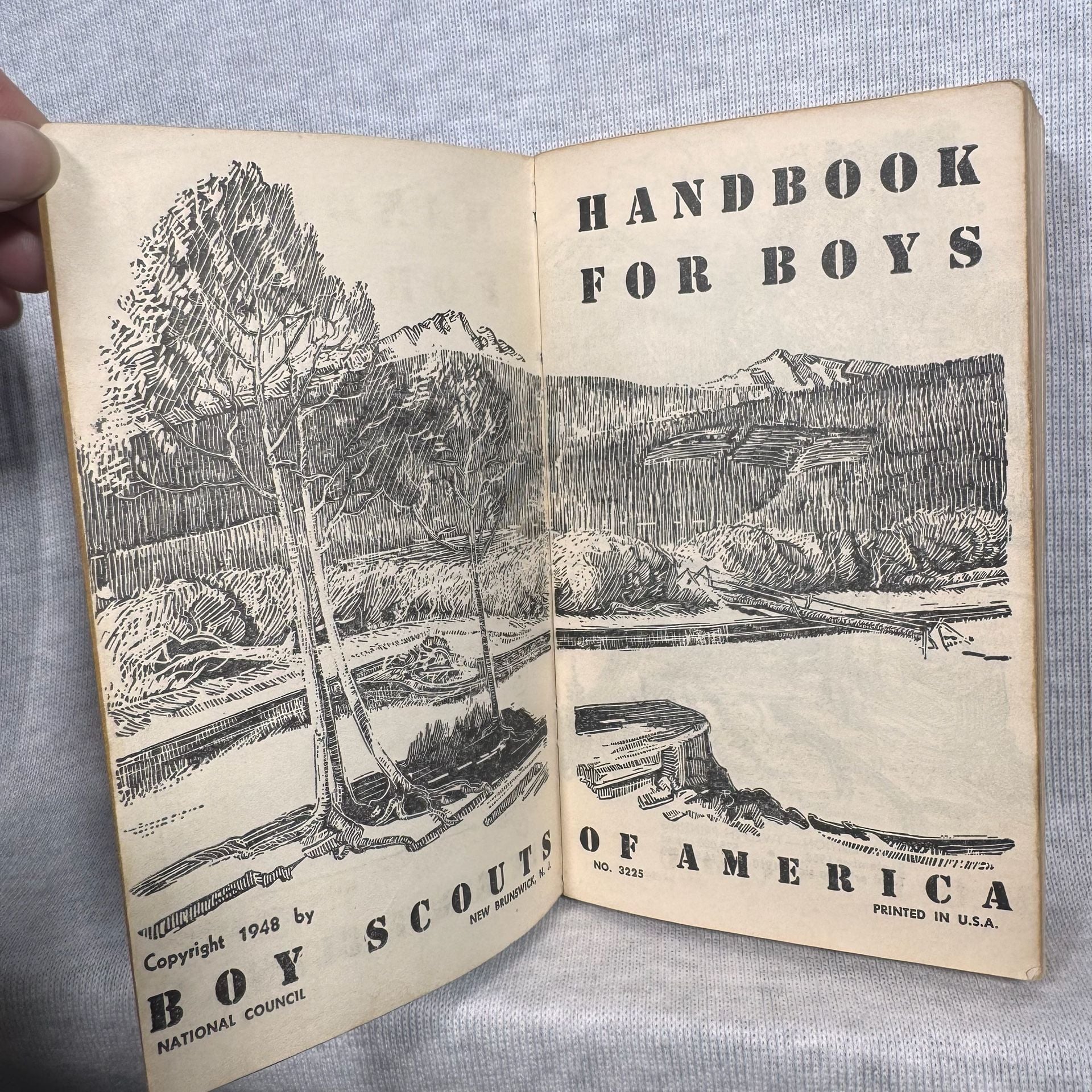 Boy Scouts of America Handbook for Boys Vintage 1957 9