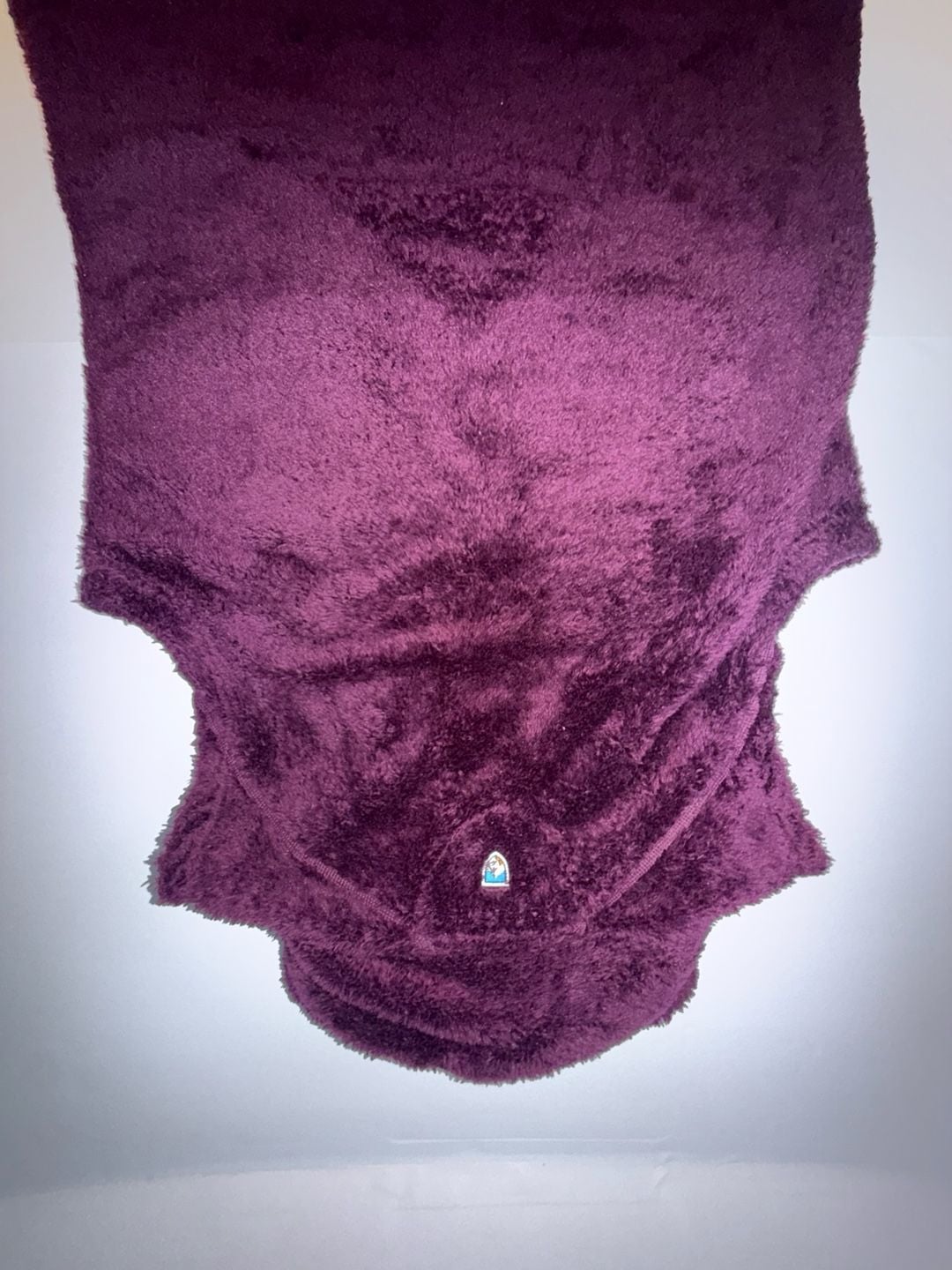 Kuhl Fleece Hooded Vest Size L Purple Sherpa Full Zip 8