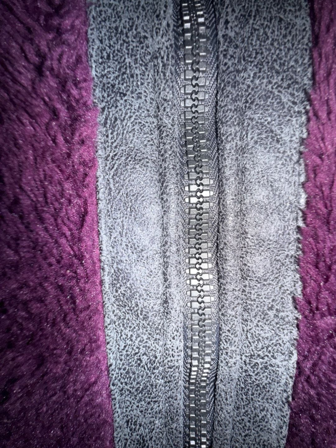 Kuhl Fleece Hooded Vest Size L Purple Sherpa Full Zip 10