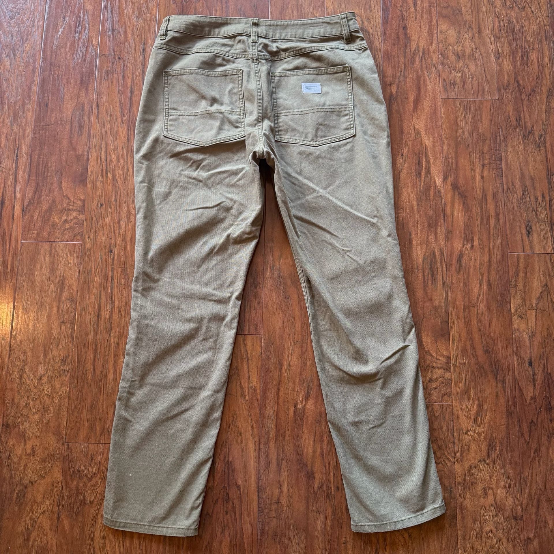 REI Co-op Womens 12 Trailsmith Double Knee Utility Canvas Pants Green Khaki 3