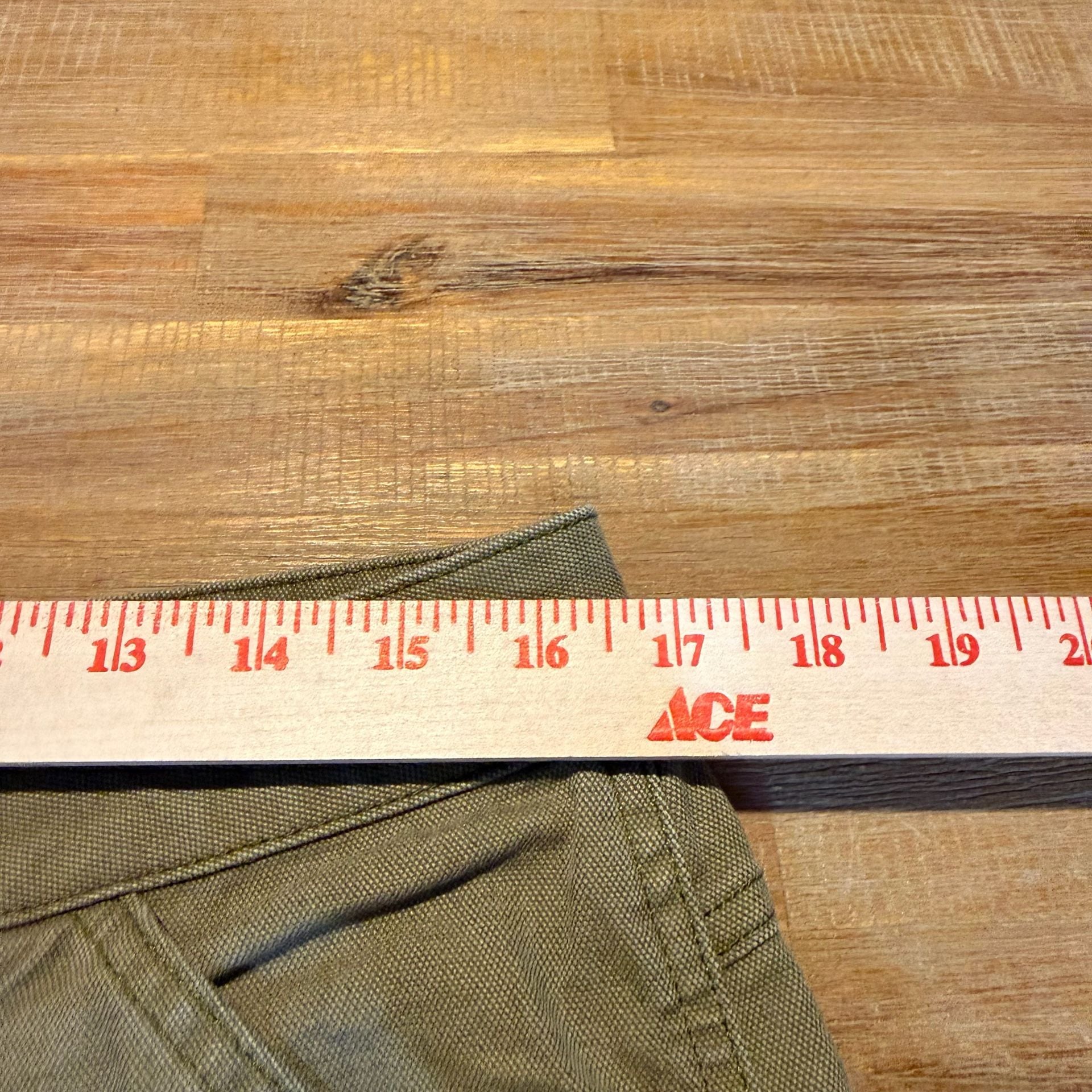 REI Co-op Womens 12 Trailsmith Double Knee Utility Canvas Pants Green Khaki 8