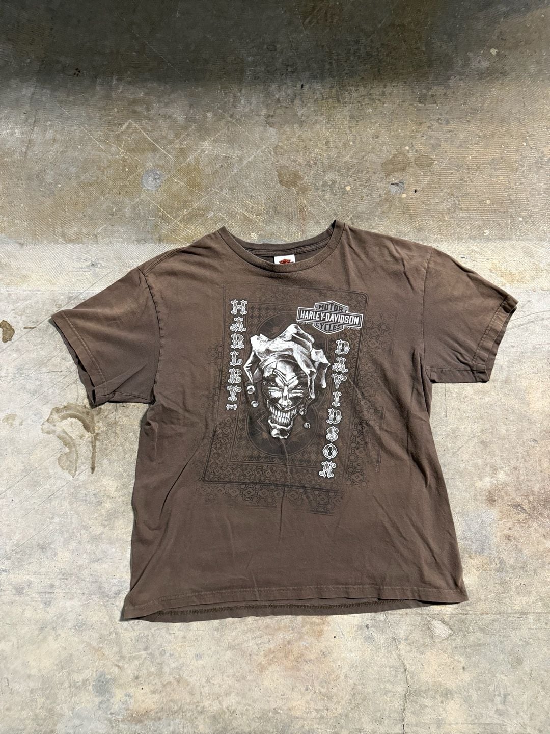 Harley Davidson Black Hills T-Shirt Size XL Brown Joker Graphic 2