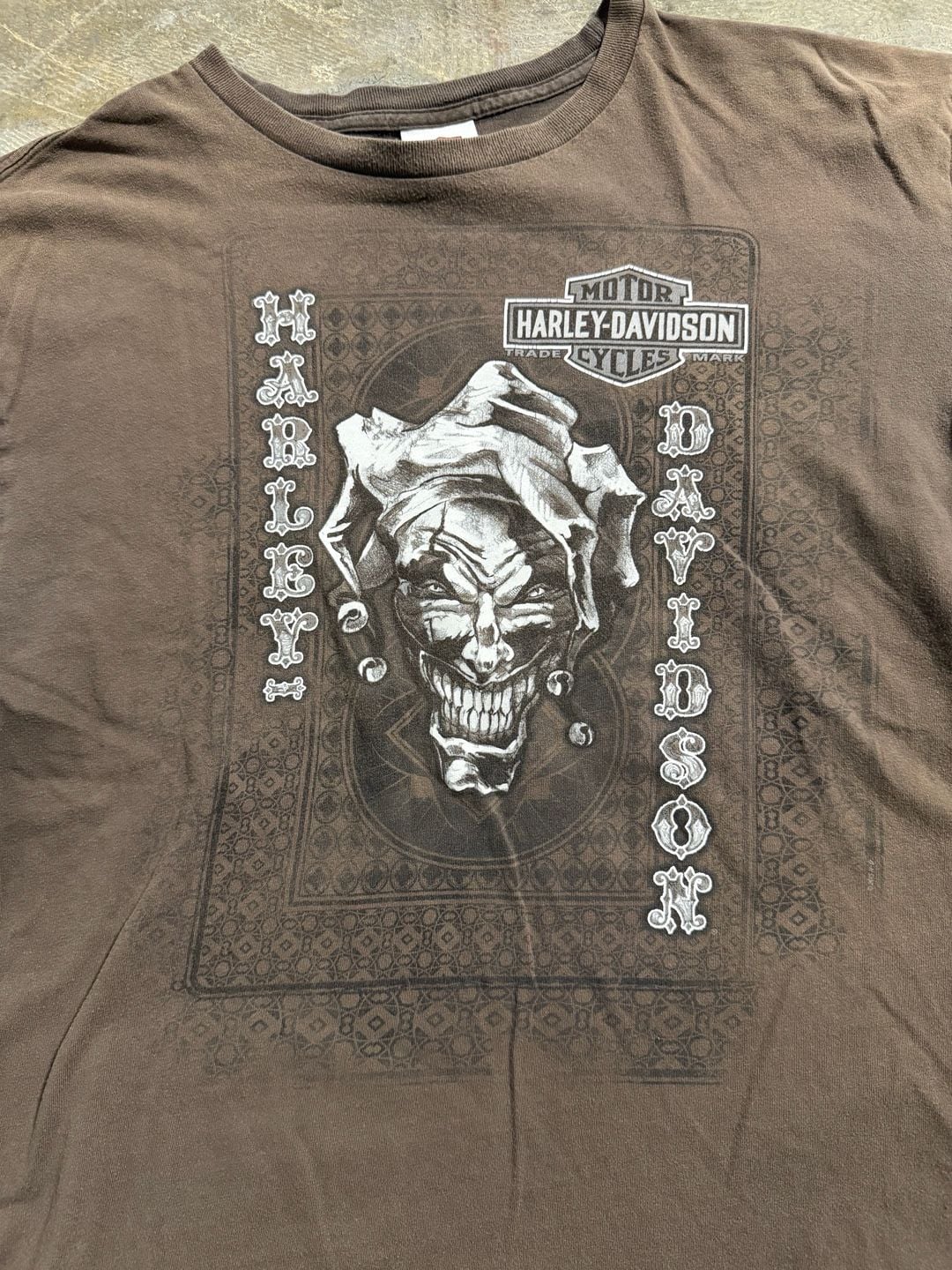 Harley Davidson Black Hills T-Shirt Size XL Brown Joker Graphic 3