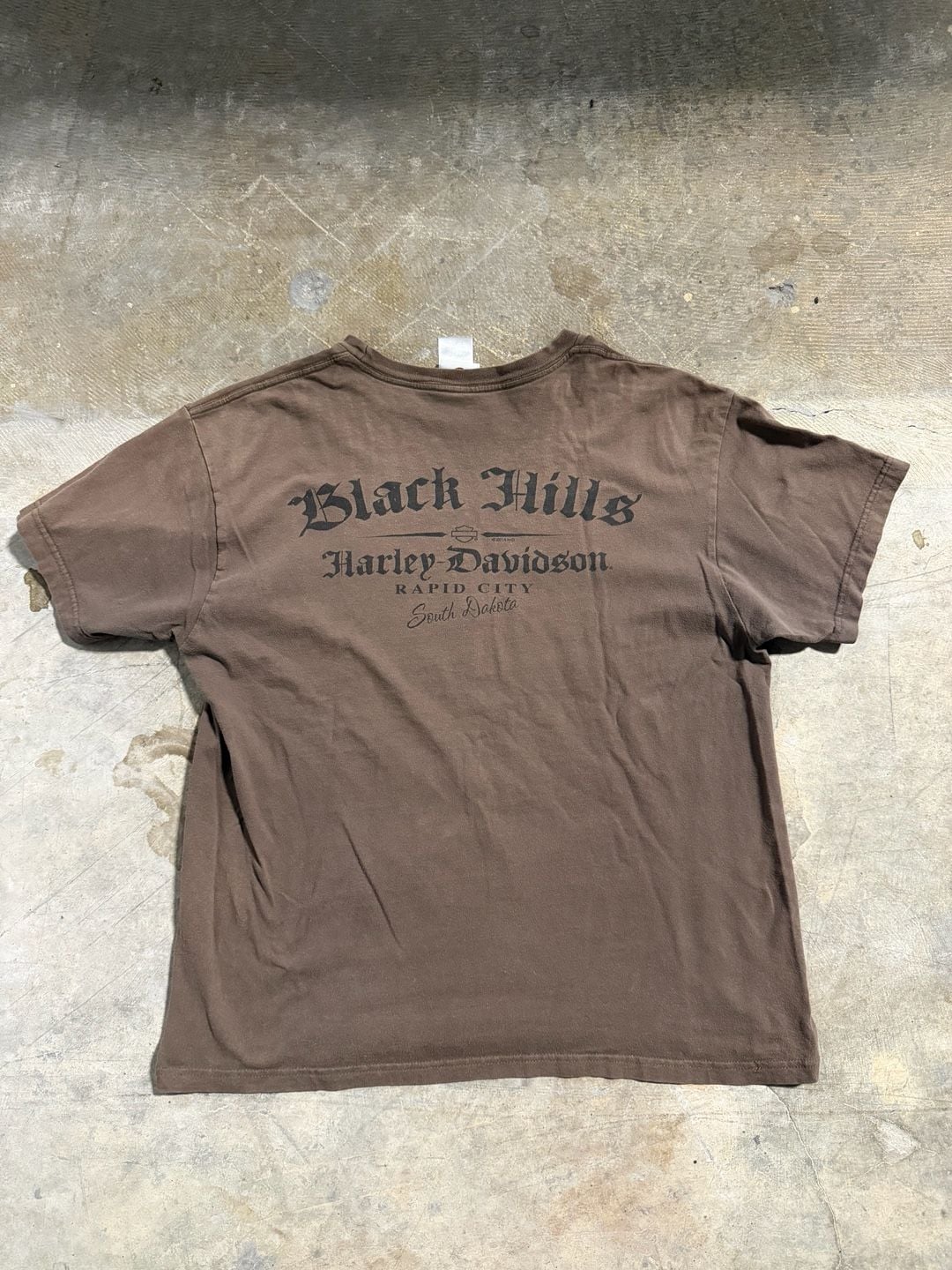 Harley Davidson Black Hills T-Shirt Size XL Brown Joker Graphic 5