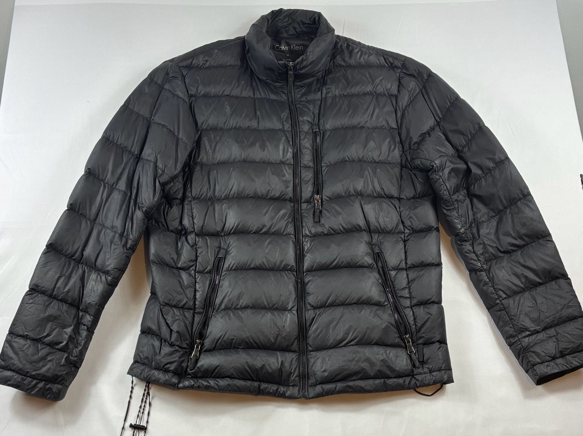 Calvin Klein Packable Lightweight Down Puffer Jacket Size M Black 2