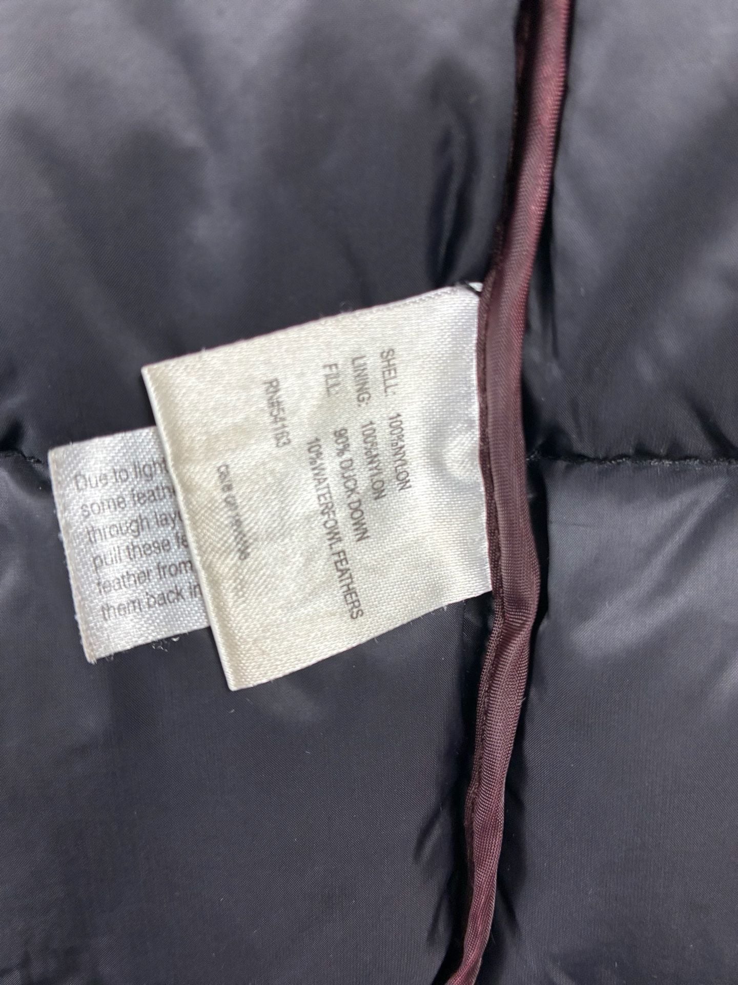 Calvin Klein Packable Lightweight Down Puffer Jacket Size M Black 8