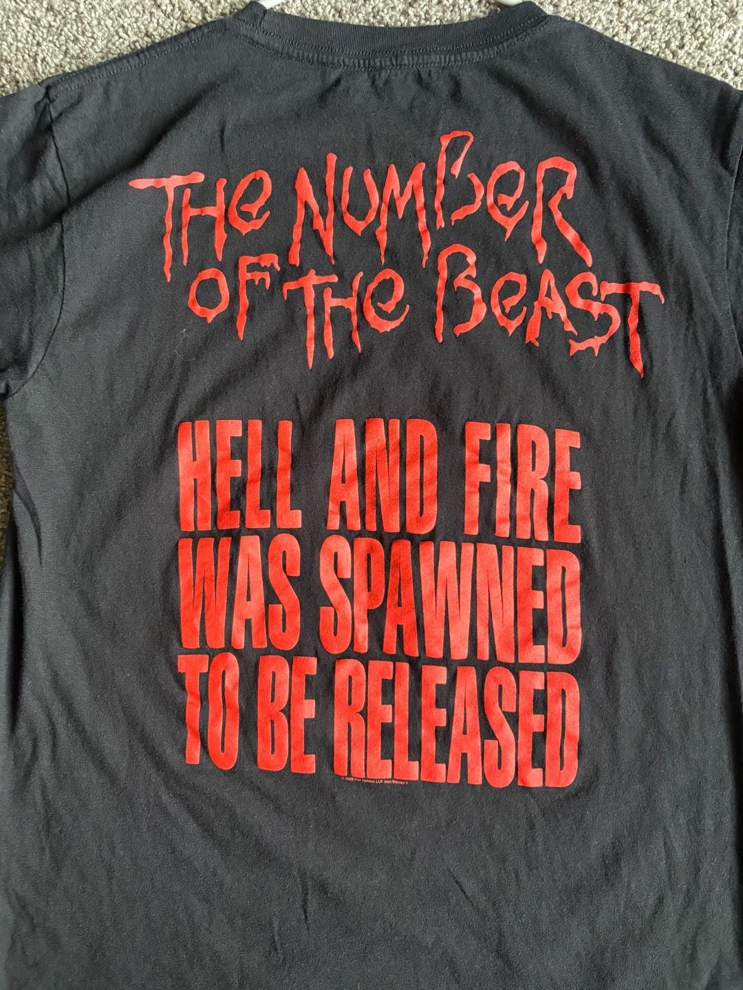Iron Maiden T-Shirt Size S Black Band Graphic Tee 5