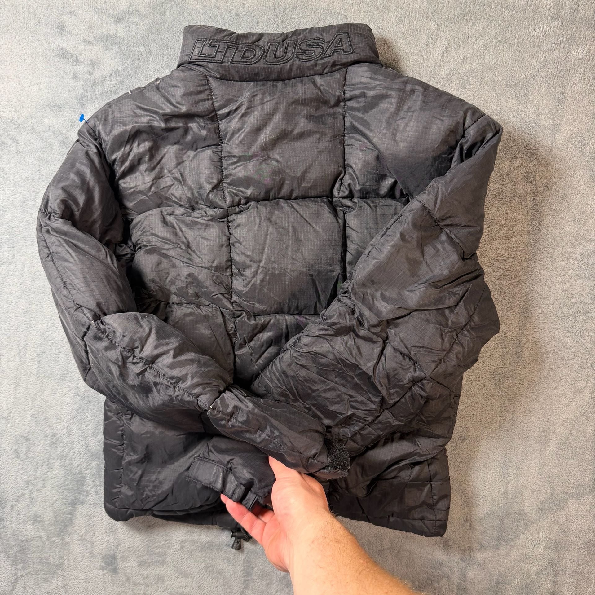 Down 90/10 The Limited American Outdoors Puffer Jacket XS Black 11