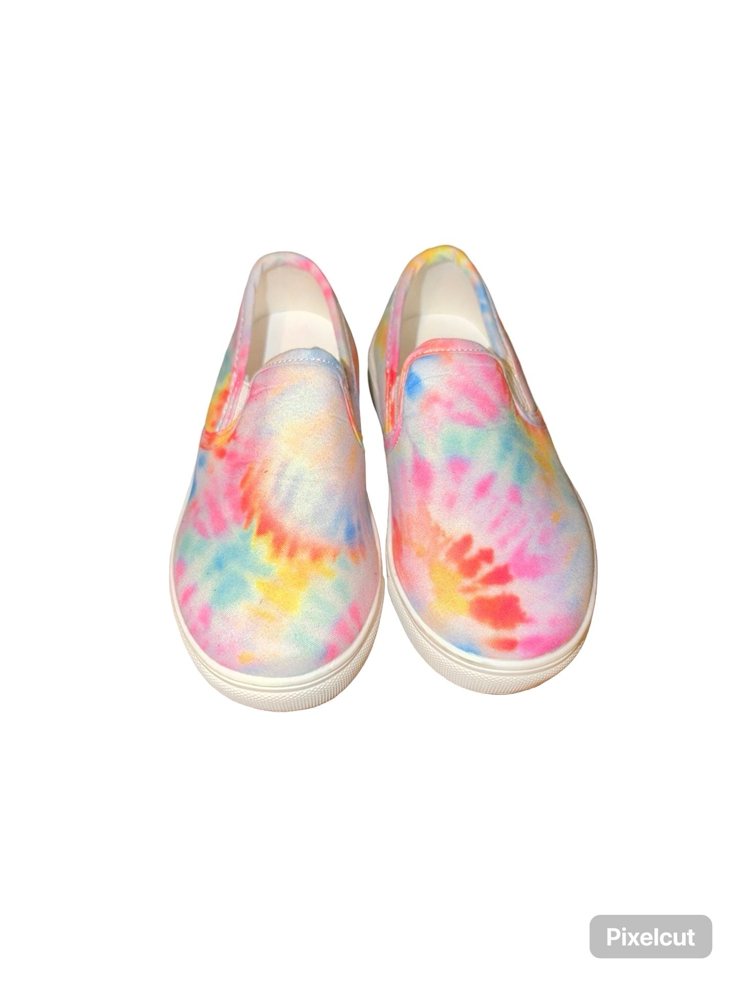 Tahari Slip-On Sneakers Size 7 Multi Tie-Dye Girls 2