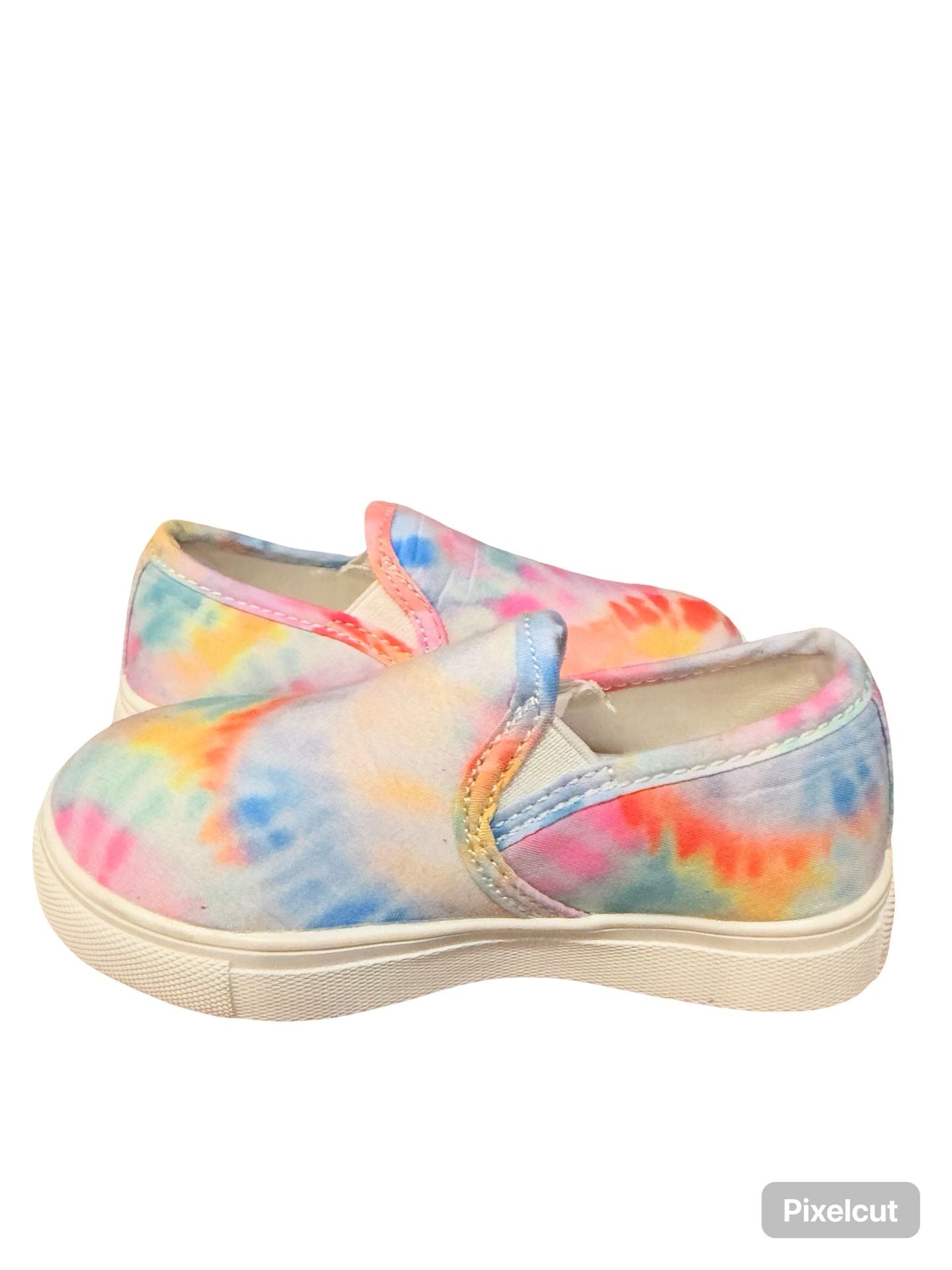 Tahari Slip-On Sneakers Size 7 Multi Tie-Dye Girls 3