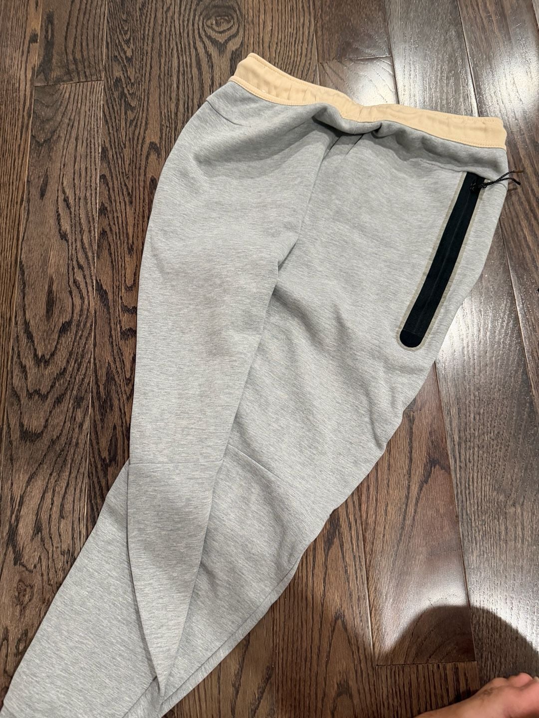 Nike Tech Fleece Pants Size S Grey Tan Sweatpants 2