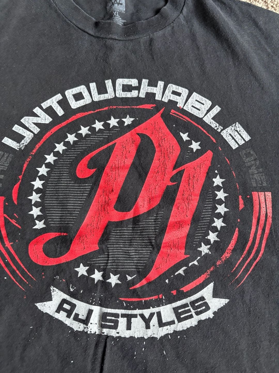 WWE AJ Styles The Untouchable T-Shirt Size XL 4