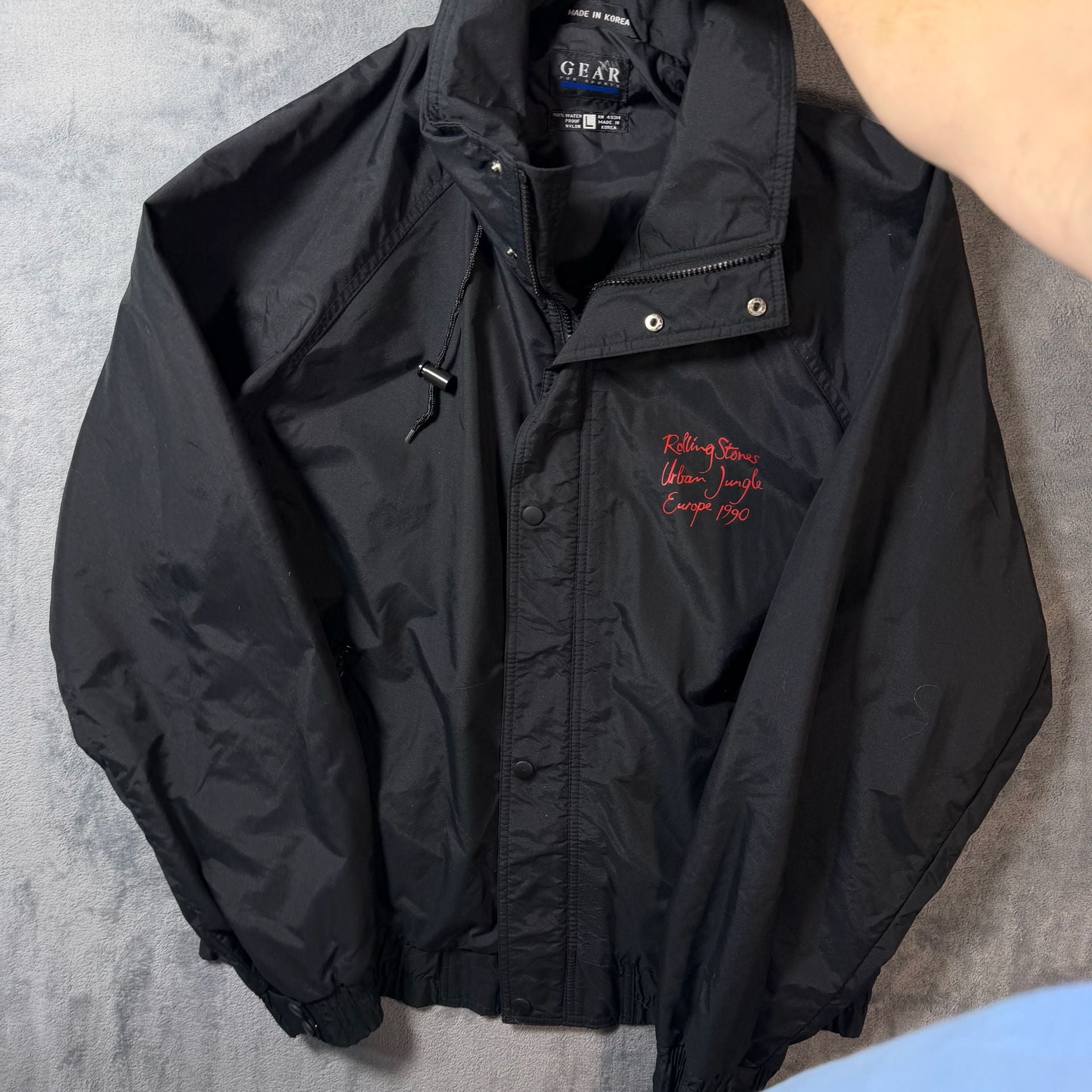 1990 The Rolling Stones "Urban Jungle" Tour x Budweiser Rock Roll Summit Jacket 3