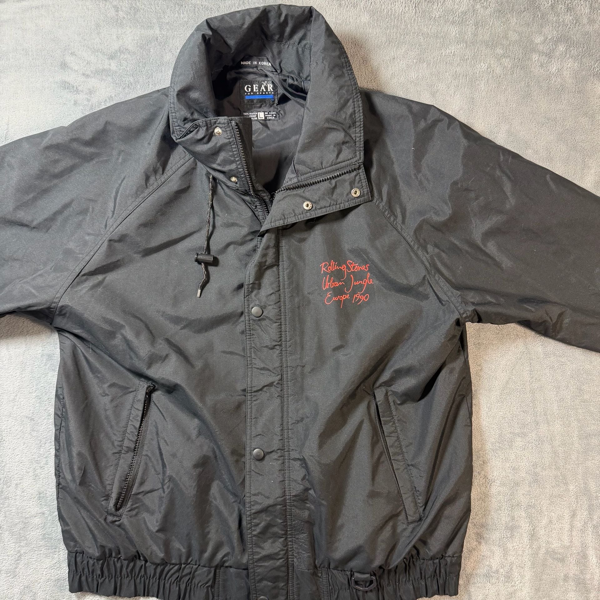 1990 The Rolling Stones "Urban Jungle" Tour x Budweiser Rock Roll Summit Jacket 5
