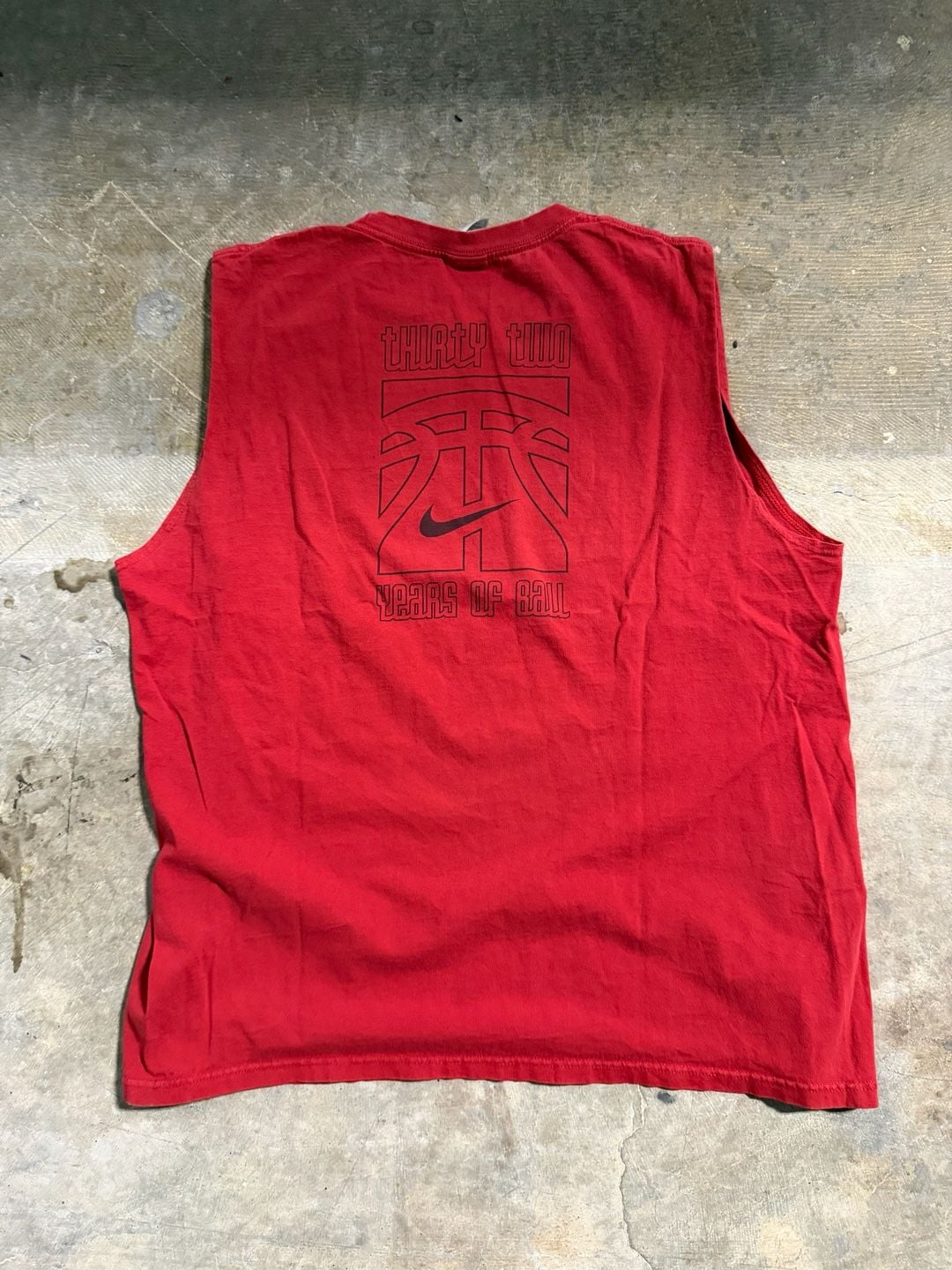 Nike Hoops Muscle Tank Top Size L Red 5