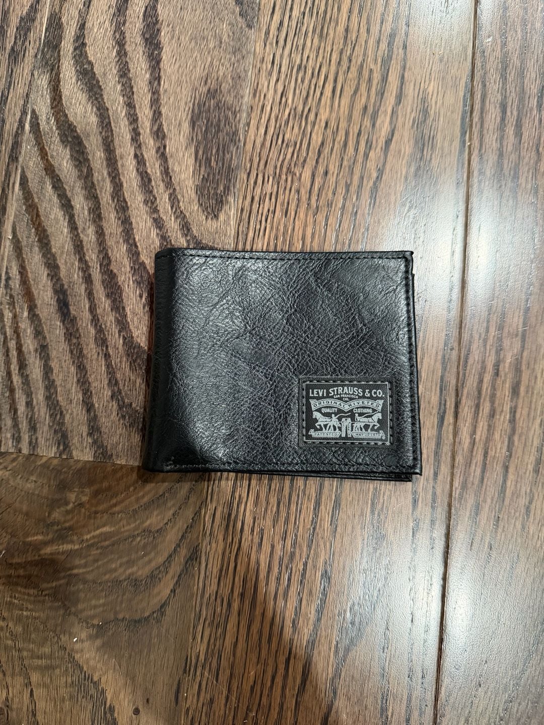 Levi Strauss & Co. Black Leather Bifold Wallet 1