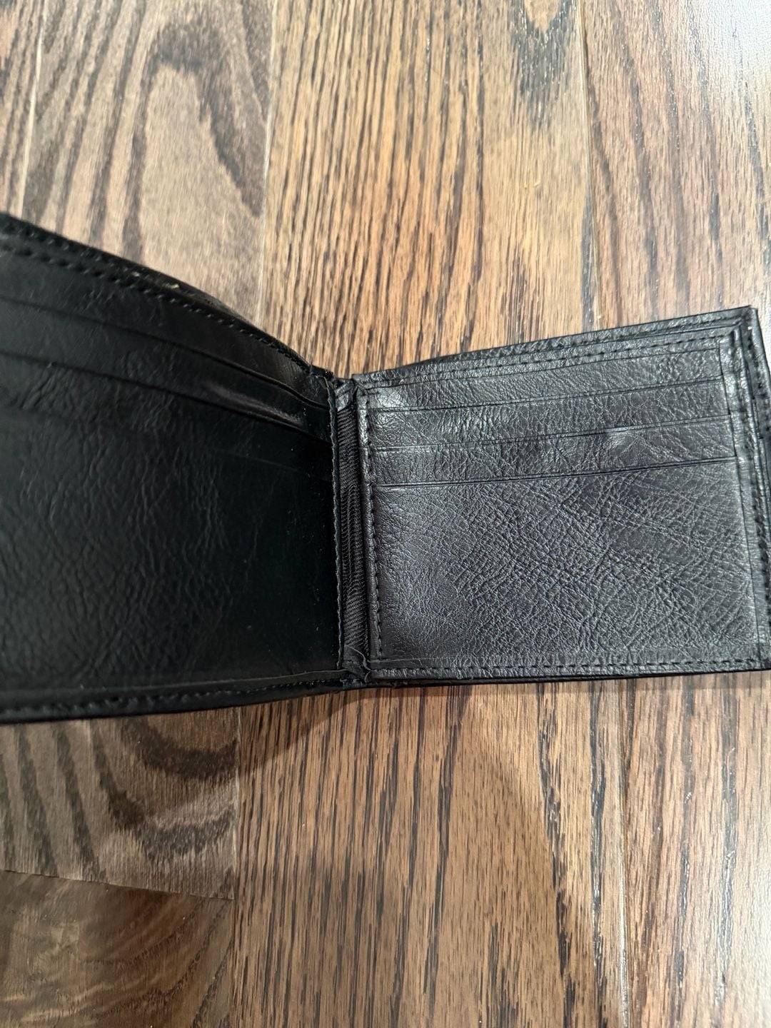 Levi Strauss & Co. Black Leather Bifold Wallet 3