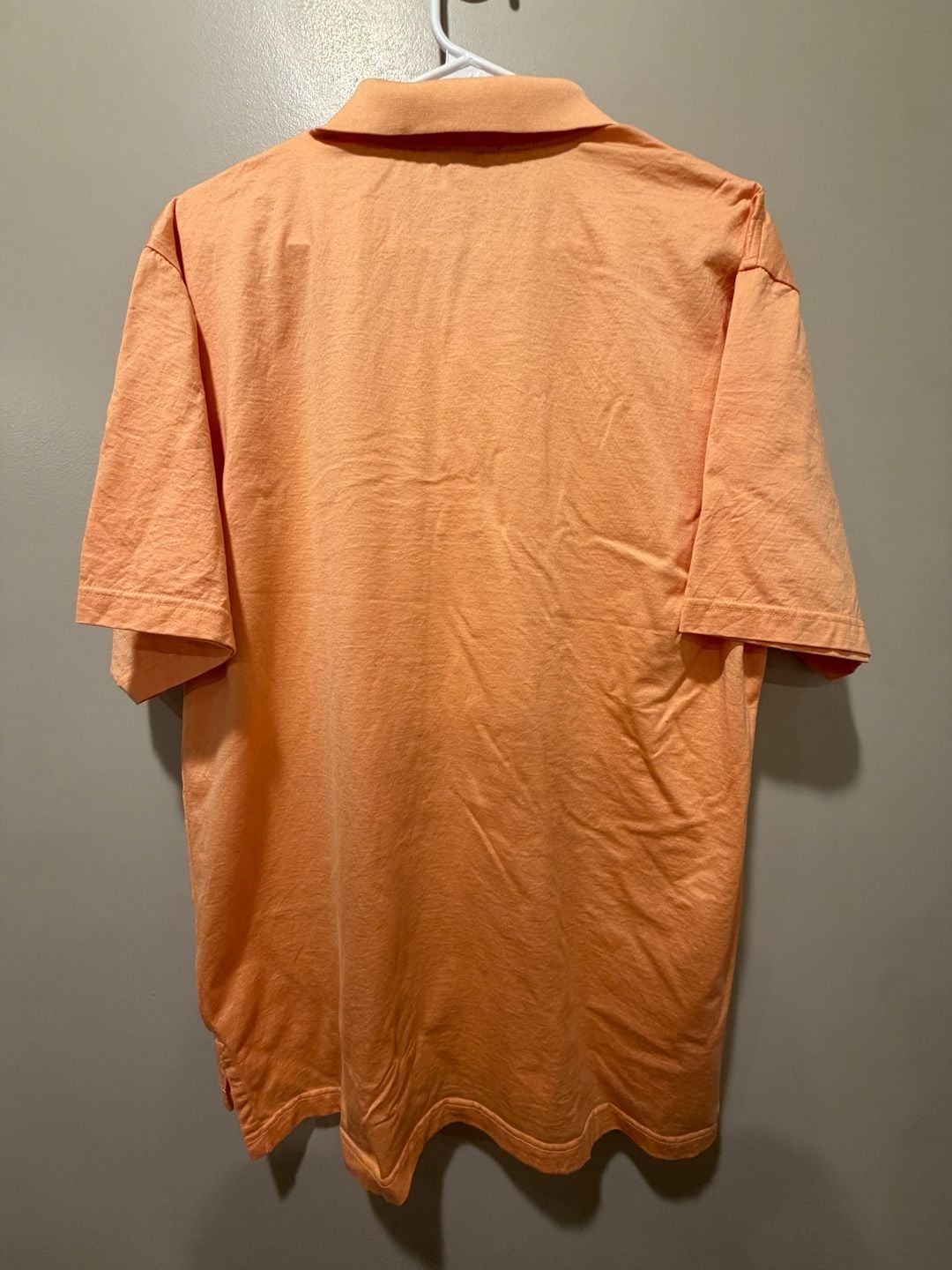 Peter Millar Polo Shirt Size M Orange Cotton Short Sleeve Golf 4