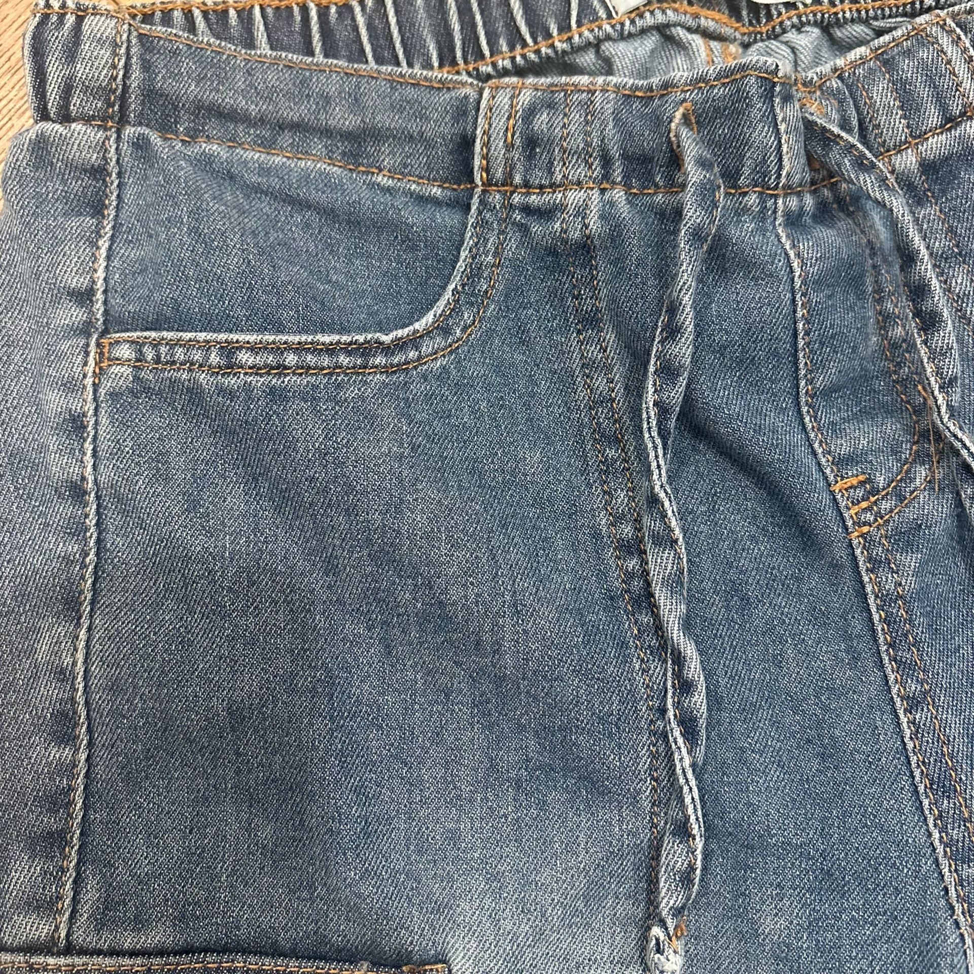 No Boundaries S Y2K Denim Cargo Jogger Pants Women’s Small Utility Streetwear 6