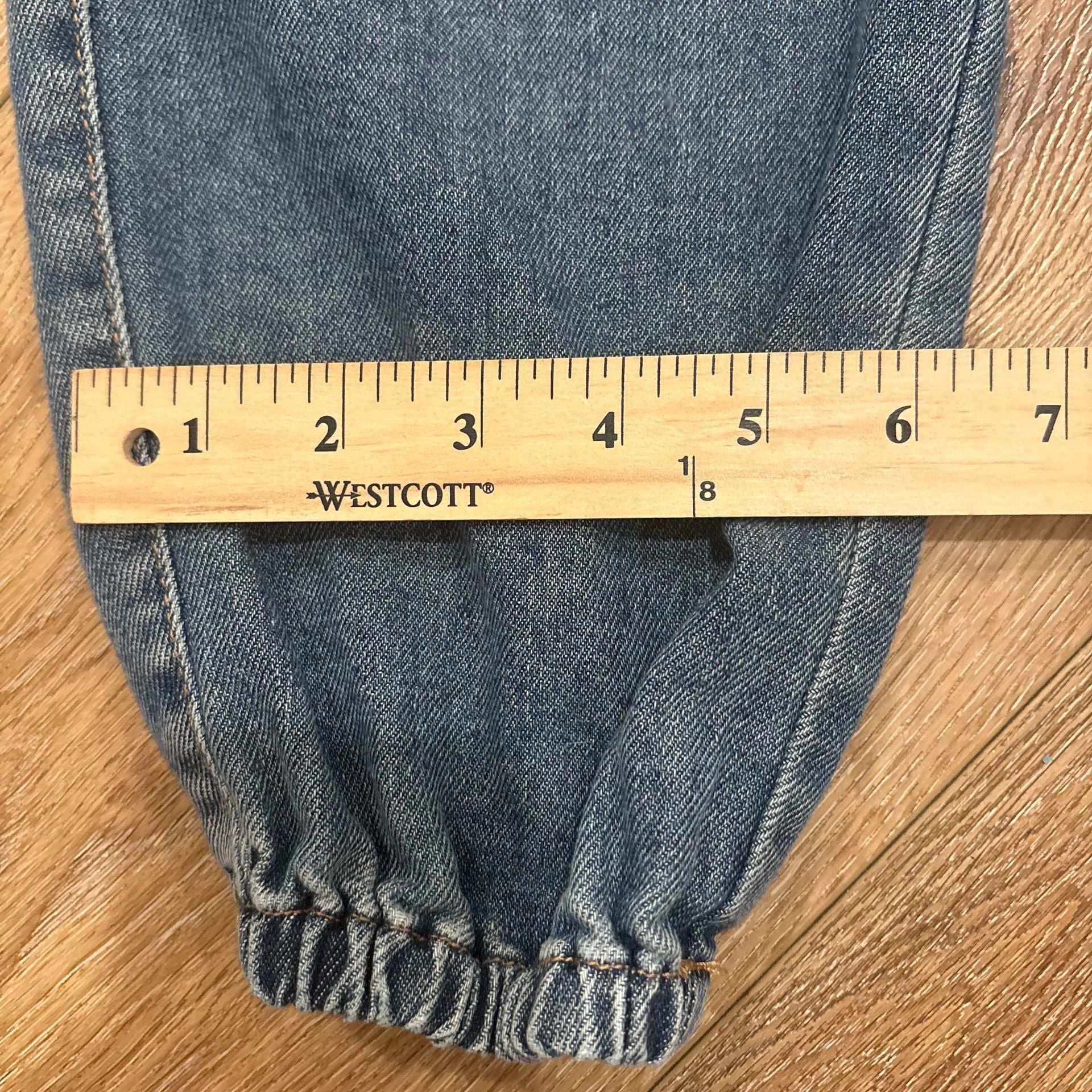 No Boundaries S Y2K Denim Cargo Jogger Pants Women’s Small Utility Streetwear 10