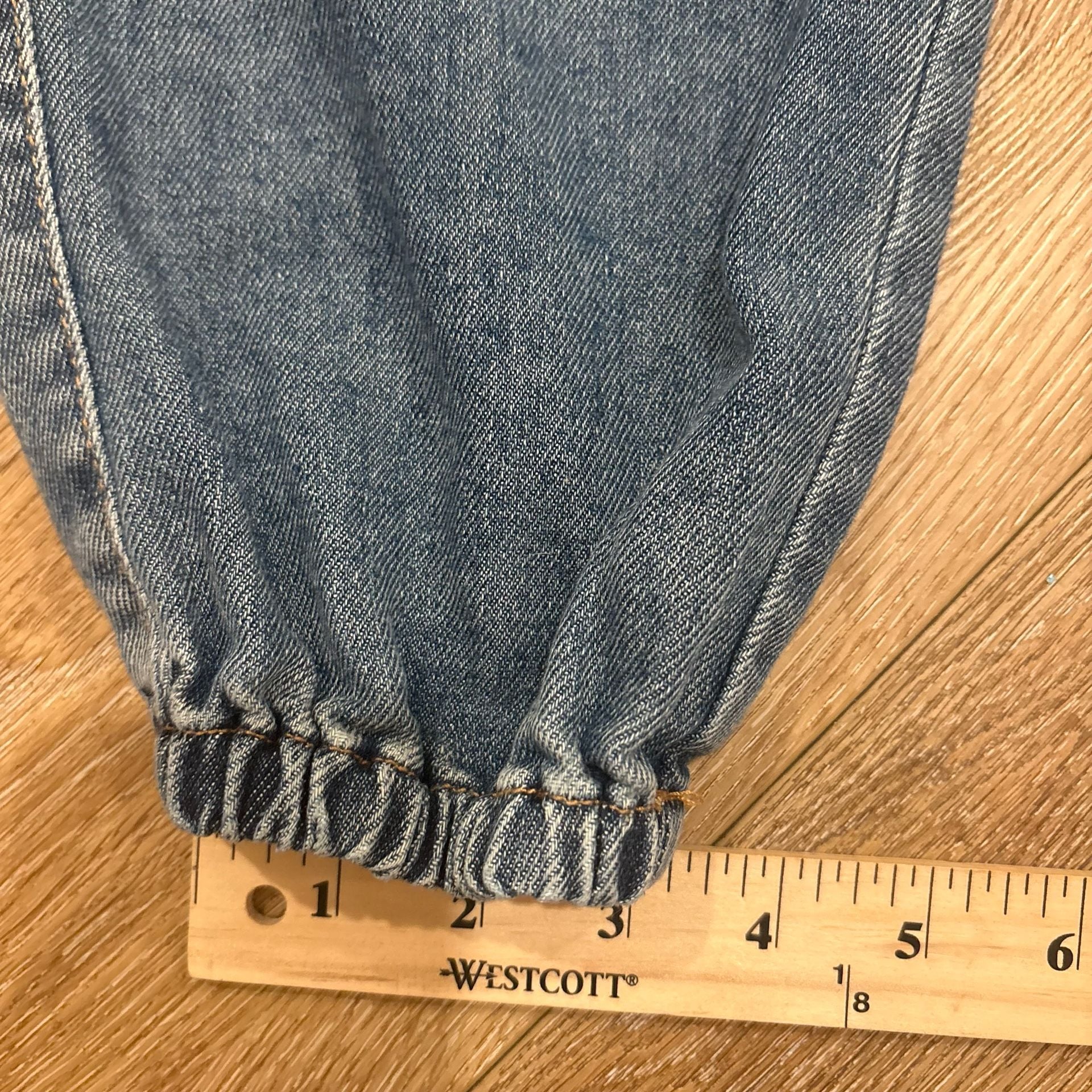 No Boundaries S Y2K Denim Cargo Jogger Pants Women’s Small Utility Streetwear 11