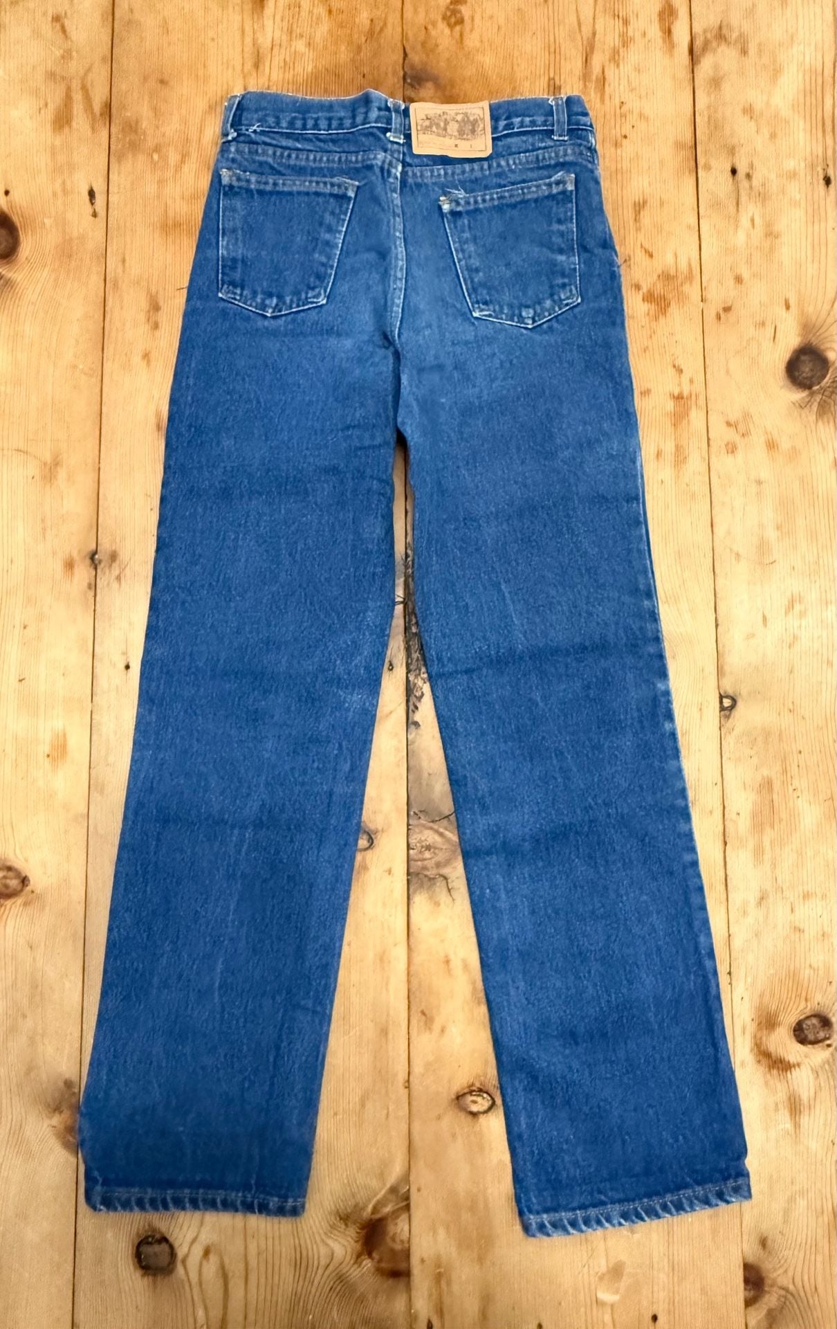 Vintage Women Sears Straight Leg Denim Jeans 100% Cotton- Size 14 - 27x29 3
