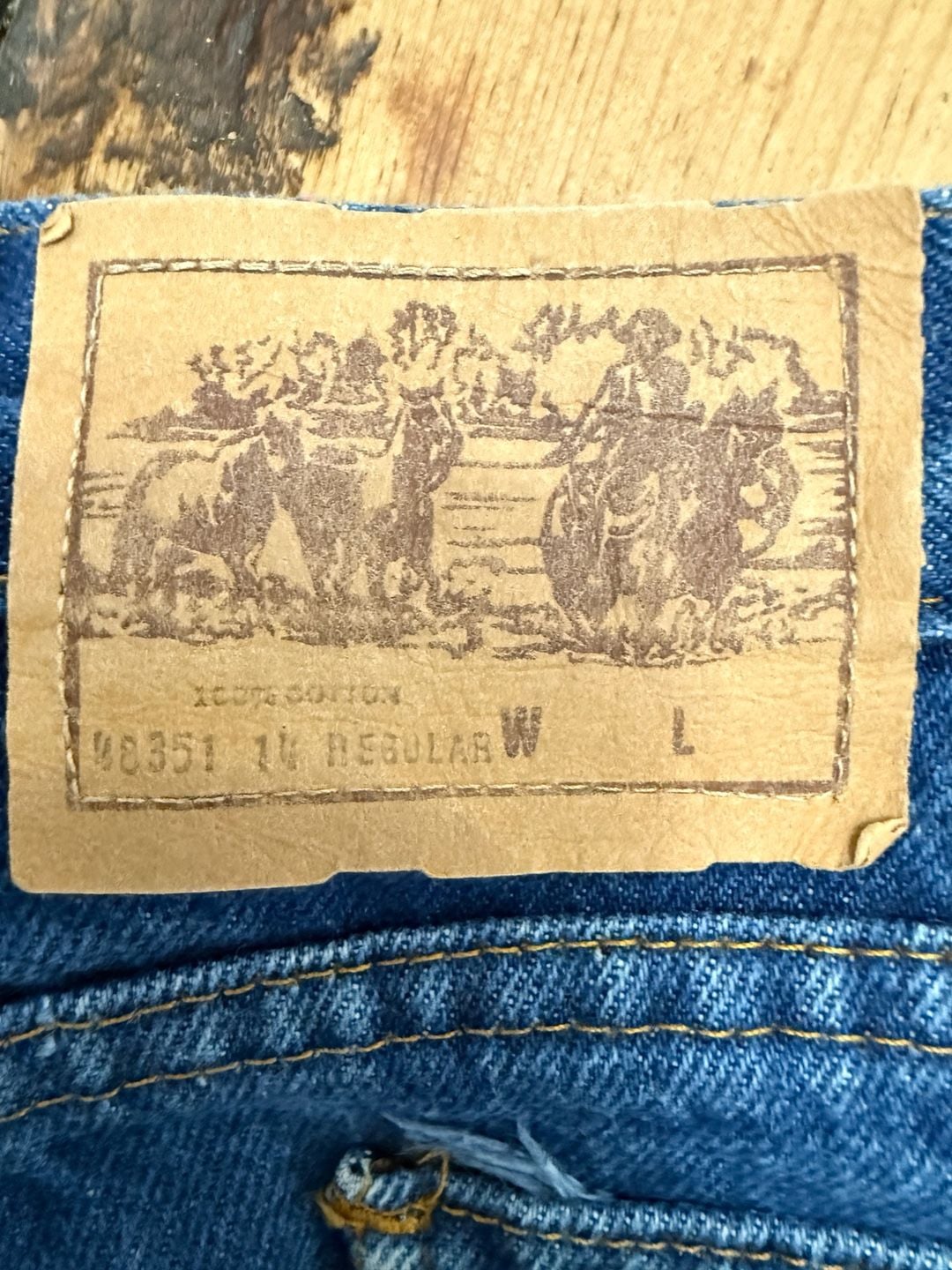 Vintage Women Sears Straight Leg Denim Jeans 100% Cotton- Size 14 - 27x29 5