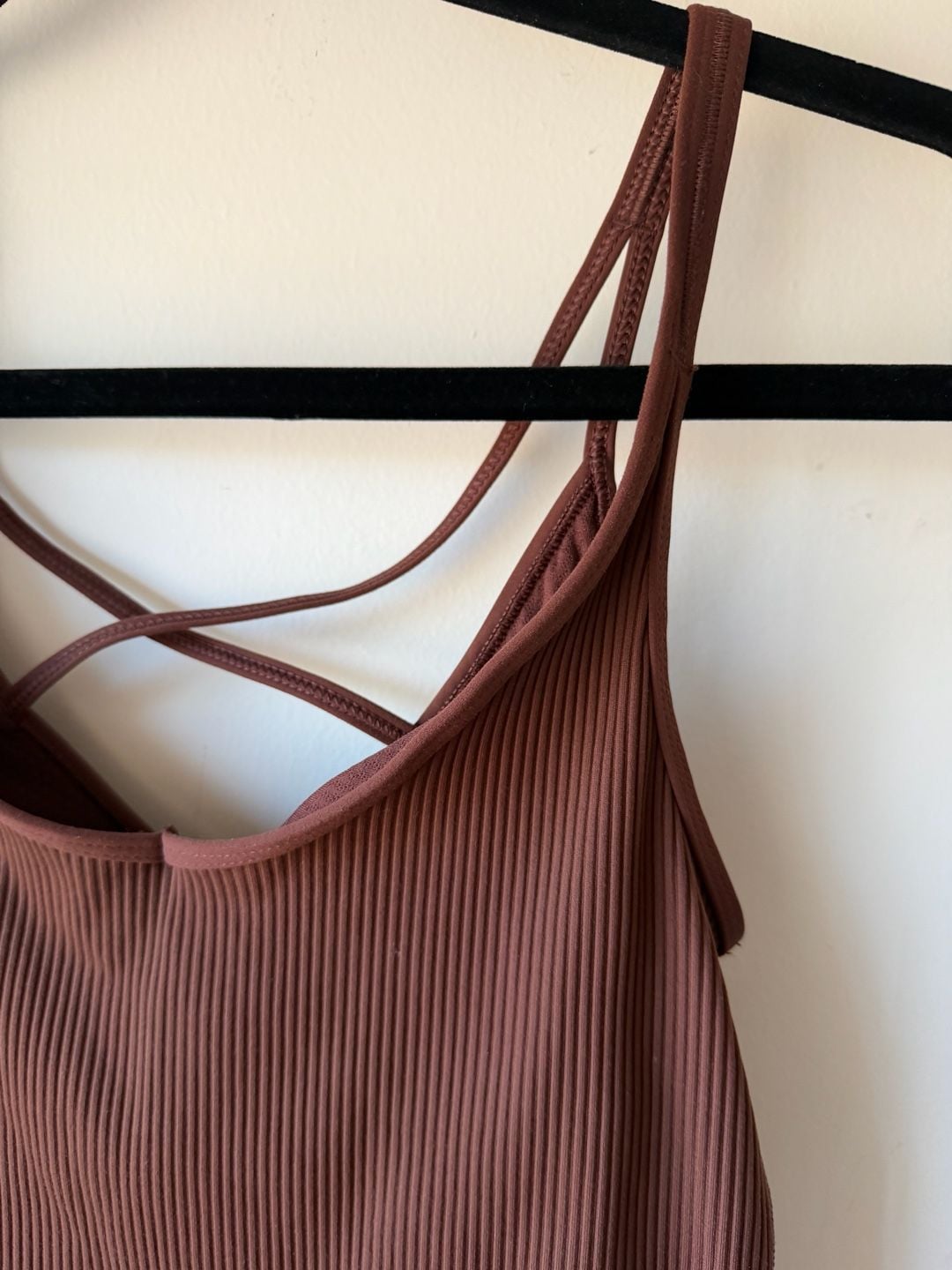 Vuori Daily Rib Tank Brown 4