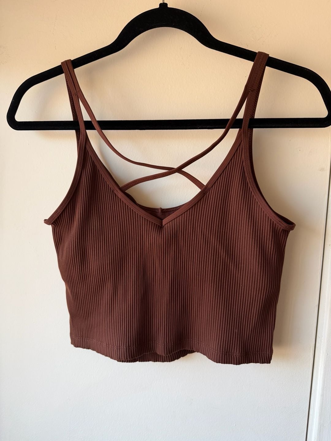 Vuori Daily Rib Tank Brown 5