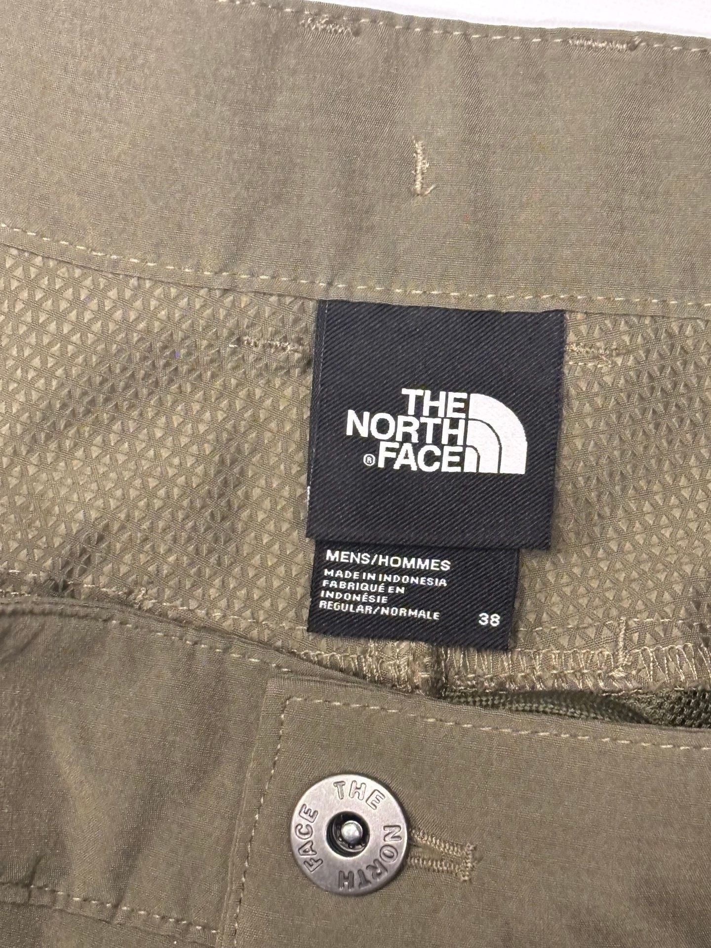 The North Face Shorts Size 38 Olive Green Hiking Cargo Outdoor 5