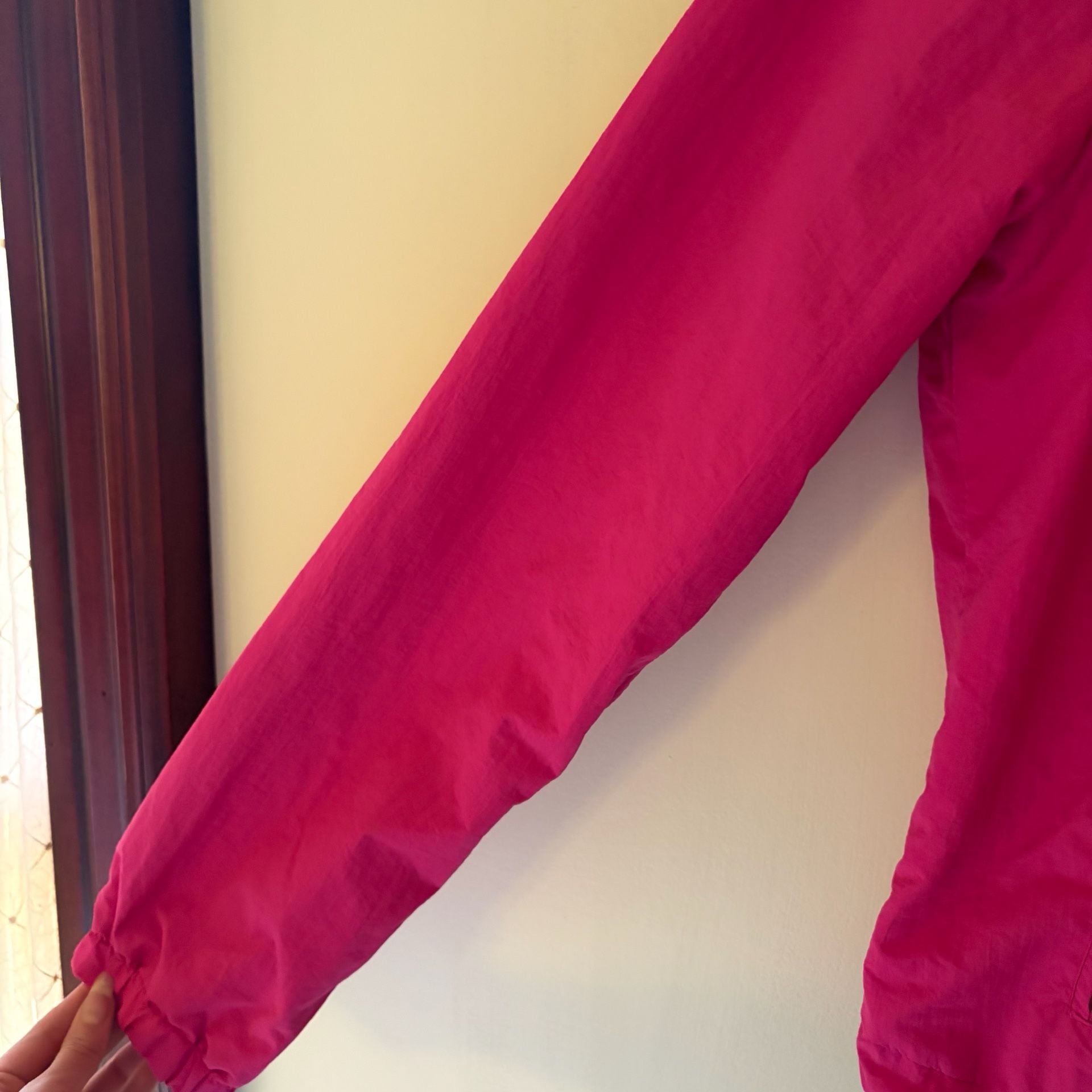 Ashley Jacket Size M Pink Full Zip Utility Collection Hooded 5