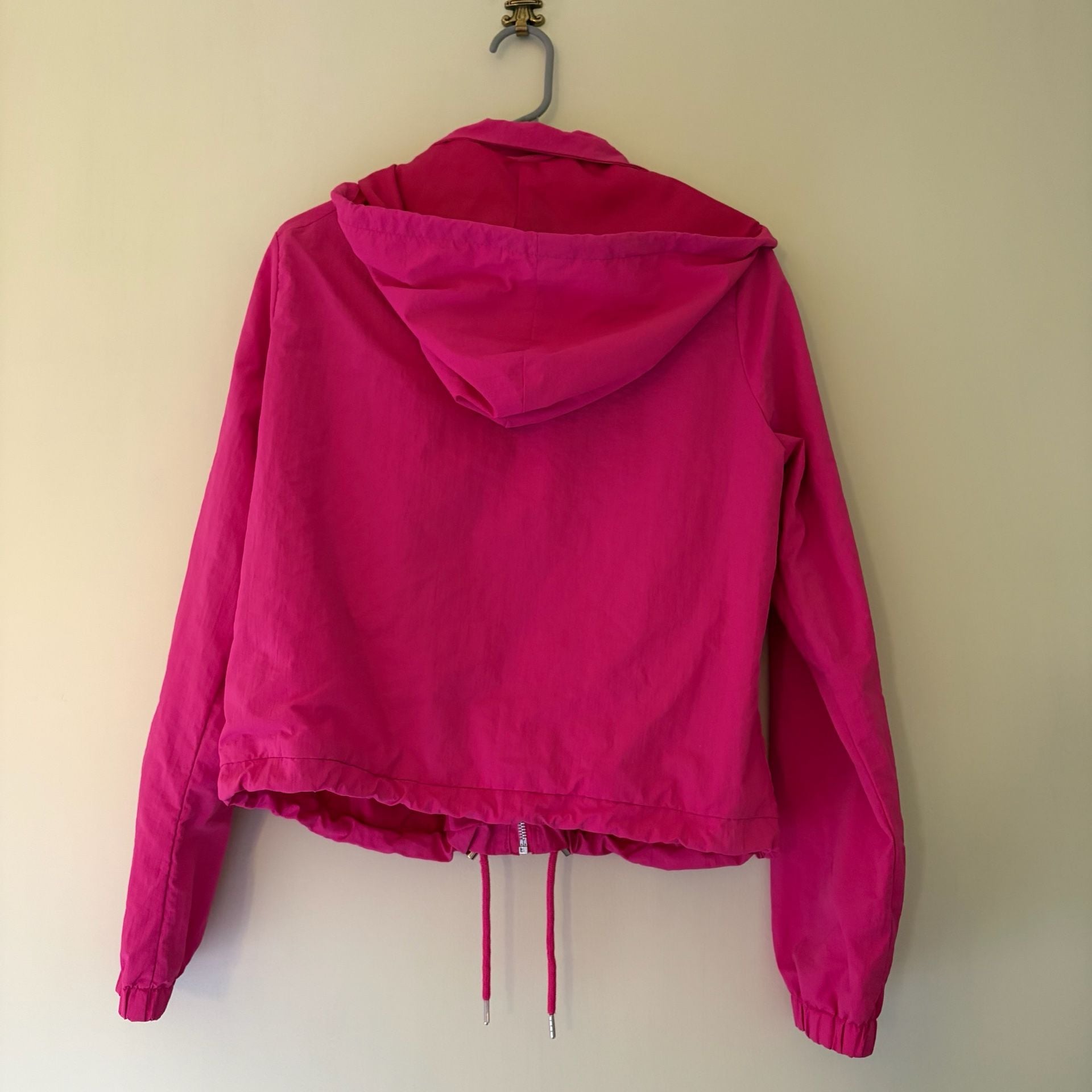 Ashley Jacket Size M Pink Full Zip Utility Collection Hooded 6
