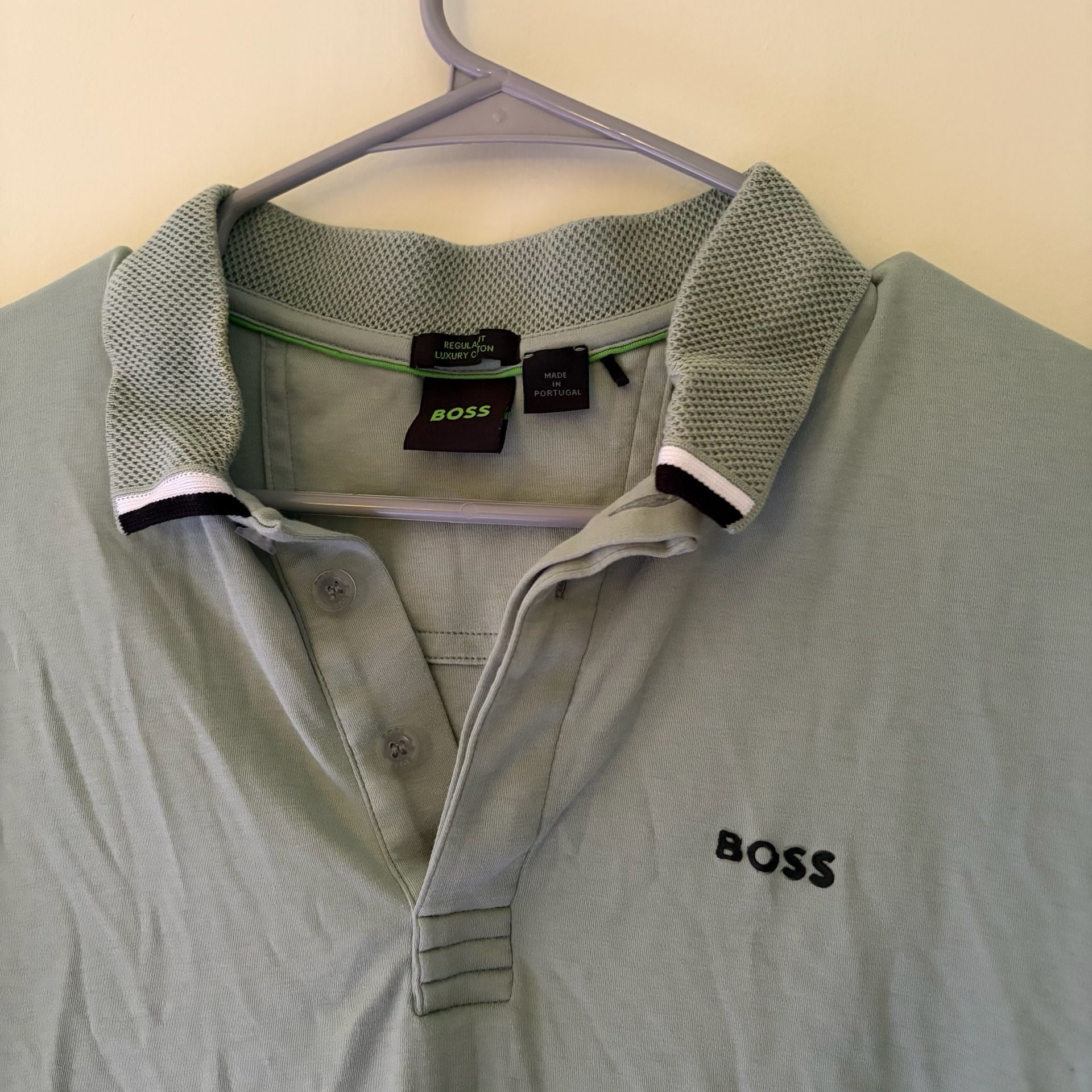 Hugo Boss Polo Shirt Light Green 3