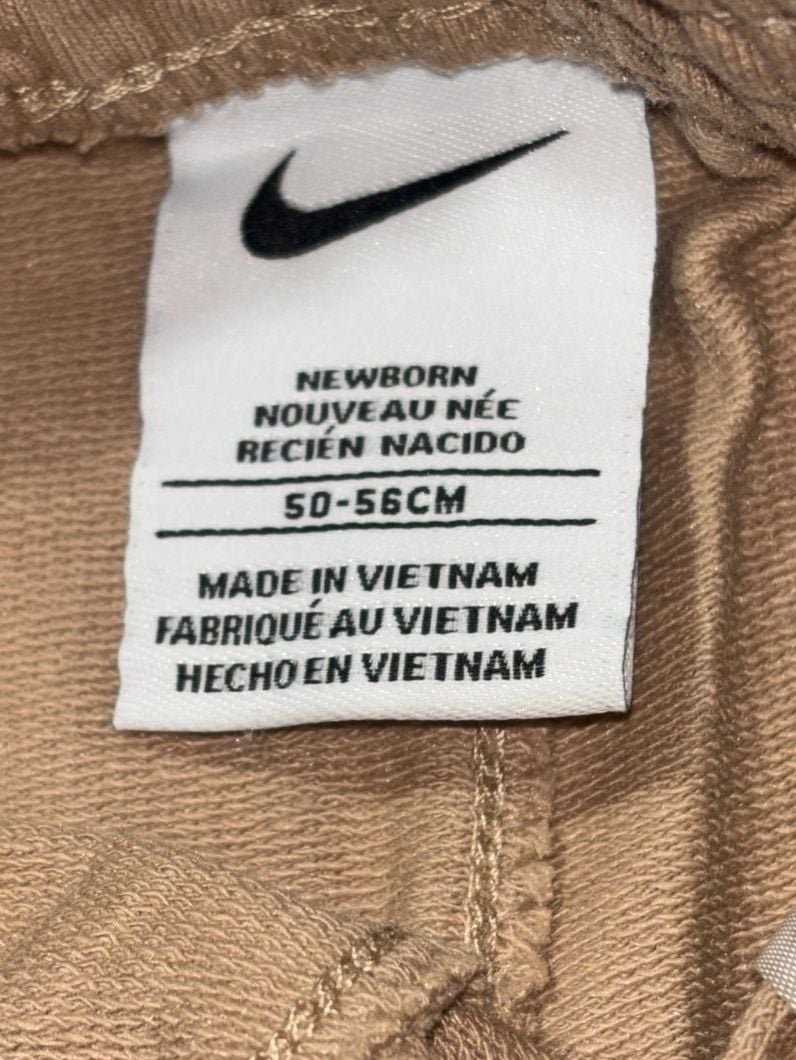 Nike Baby Jogger Pants Beige Newborn 7