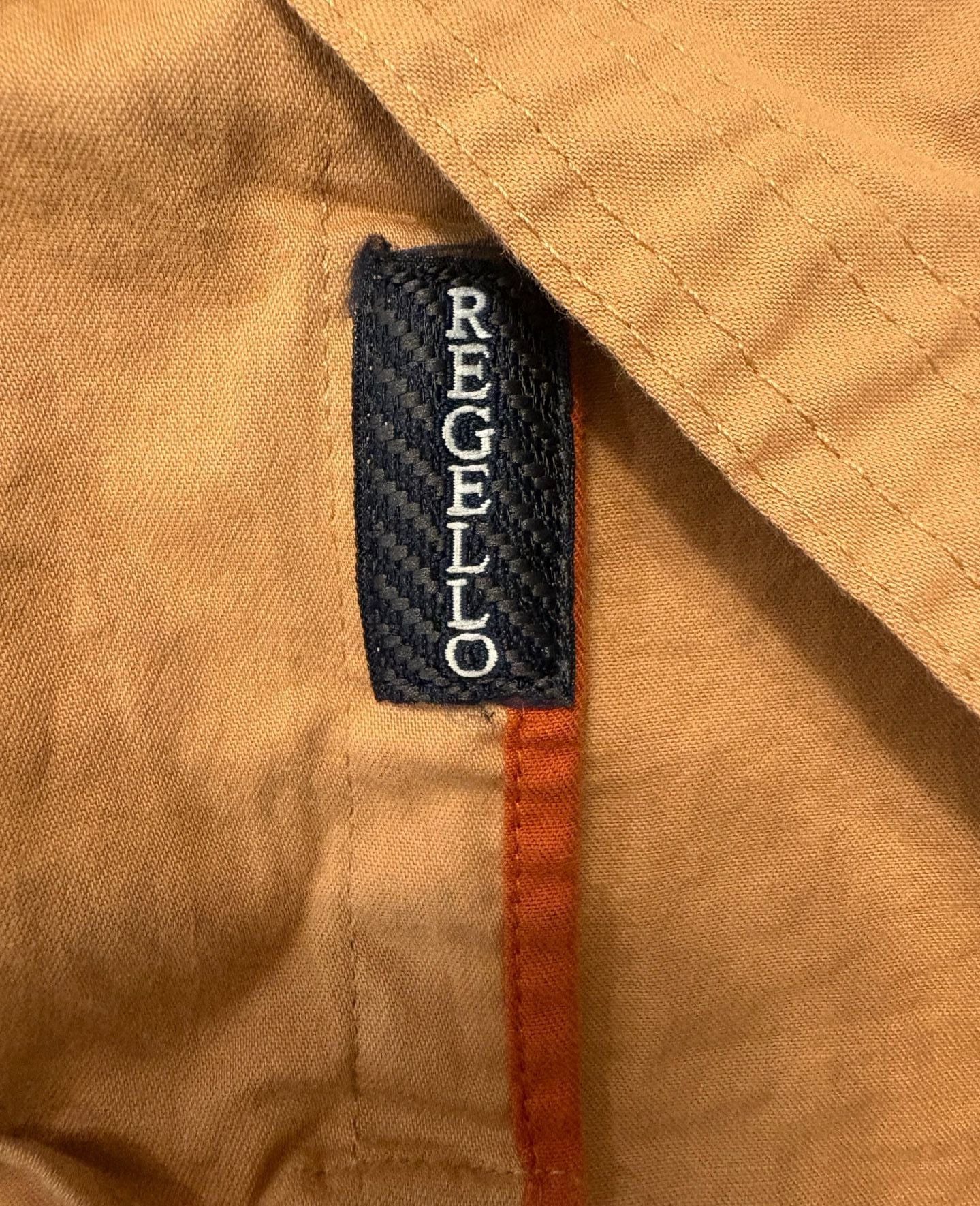 Regello Sport Mens 4XL Shirt Terracotta Orange Cotton Made in Turkey Big Tall 9