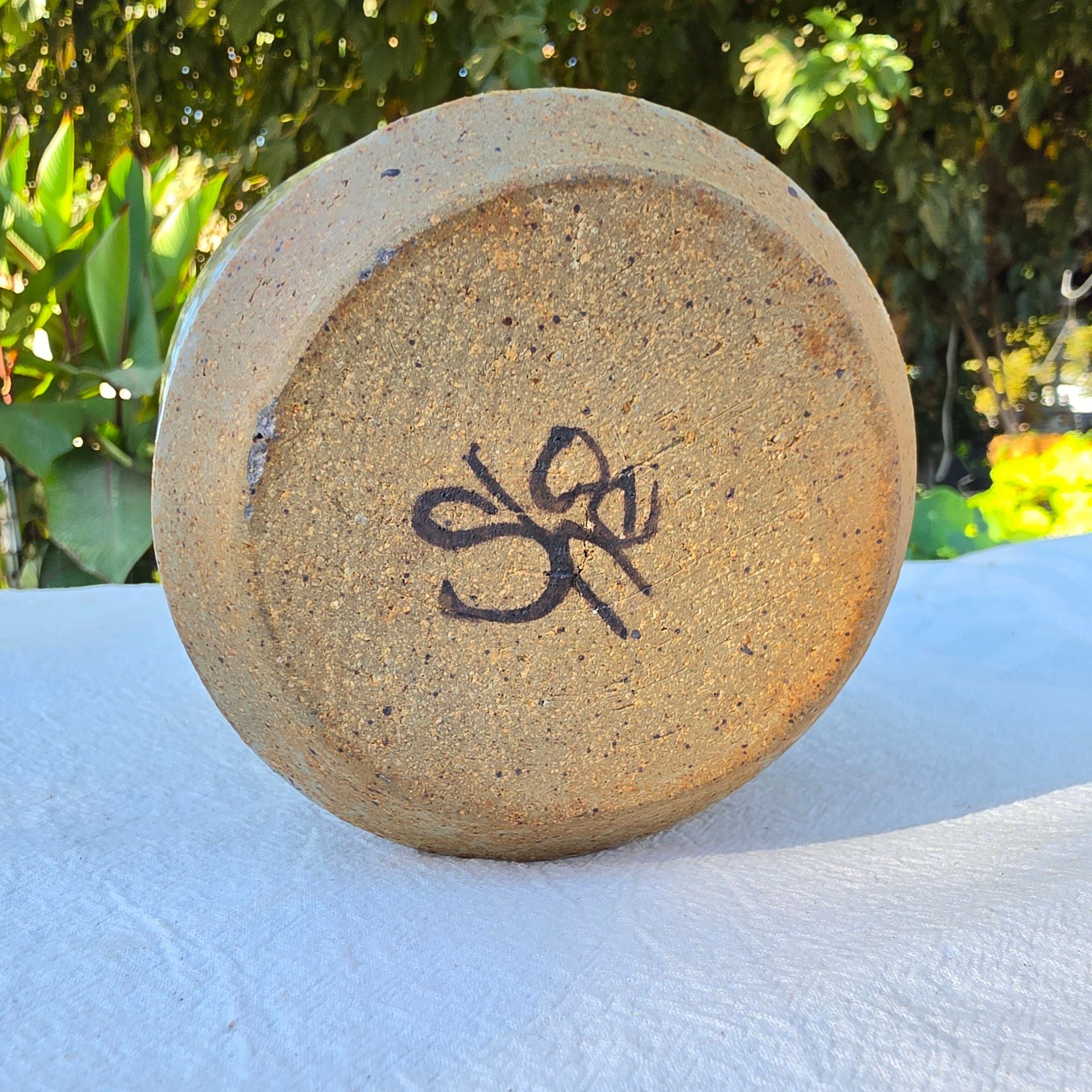Handmade Studio Pottery Ceramic Vase Planter Glazed Artist Signed 2
