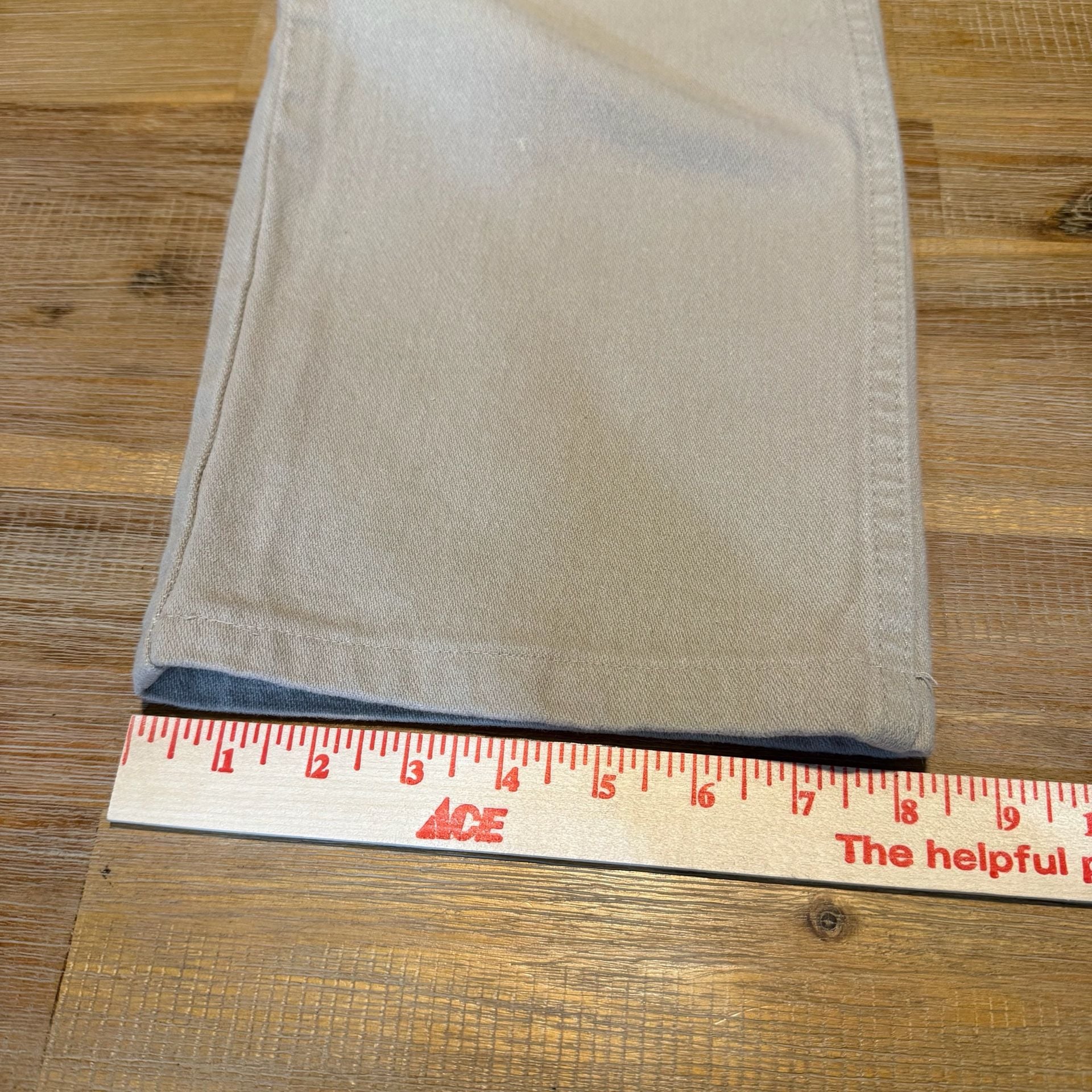 Vintage Wrangler 13MWZTN Mens 36x28 Tan Cowboy Cut Denim Jeans Made in USA vtg 9