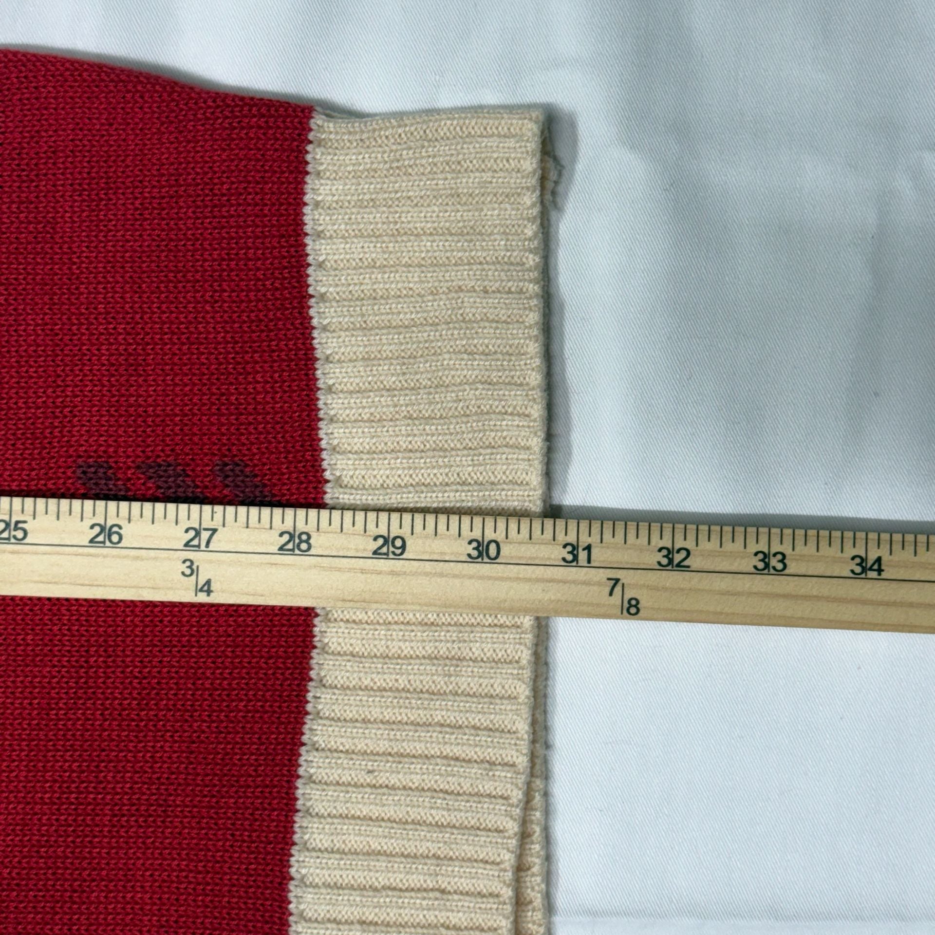 Maker's Mark Holiday Sweater Size XL Red Cream Bourbon Whisky Ugly Christmas 7