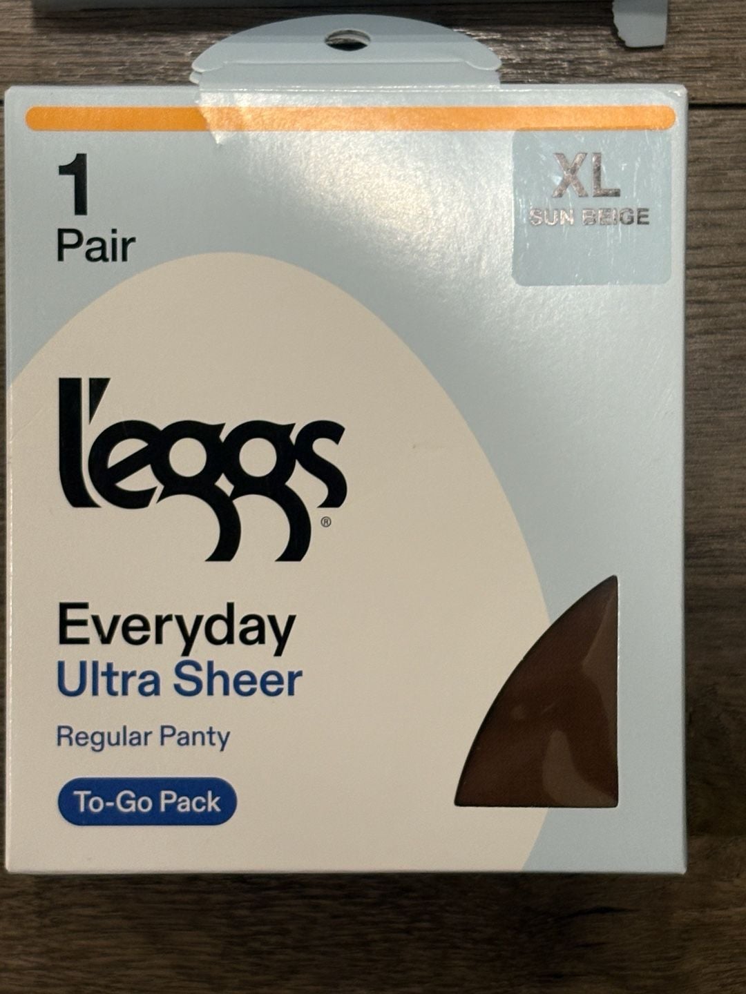 NWT Lot of 2 L'eggs Everyday Ultra Sheer Pantyhose XL Sun Beige 2