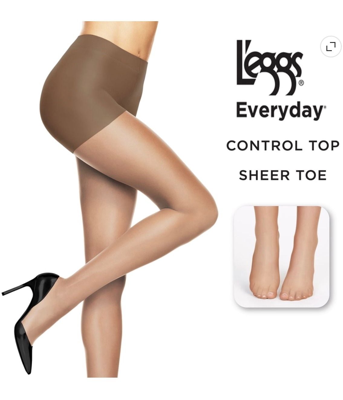 NWT Lot of 2 L'eggs Everyday Ultra Sheer Pantyhose XL Sun Beige 6