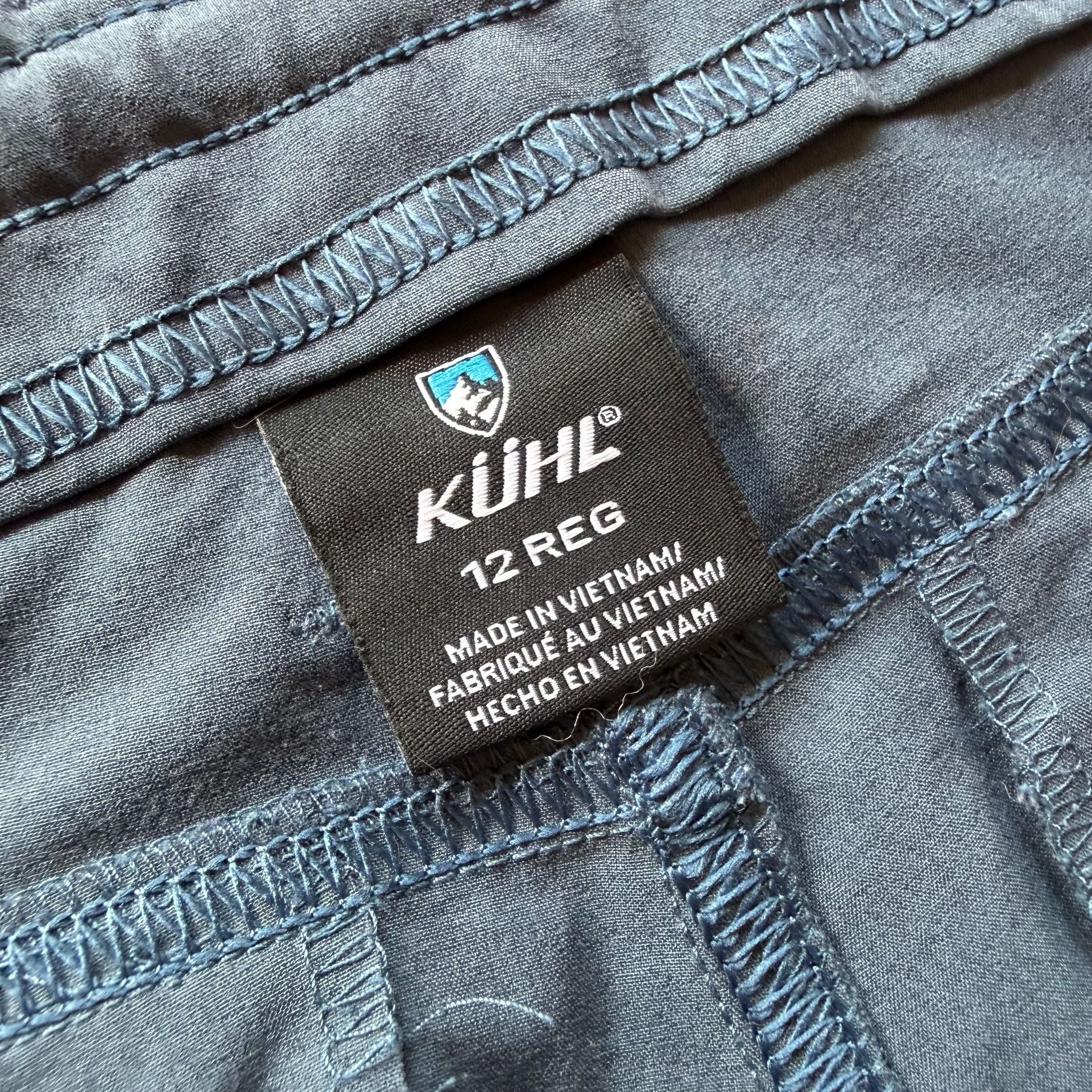 Kuhl Freeflex Roll Up Cargo Pants Womens 12 Reg Hiking Capri Slate Gray 6326 4