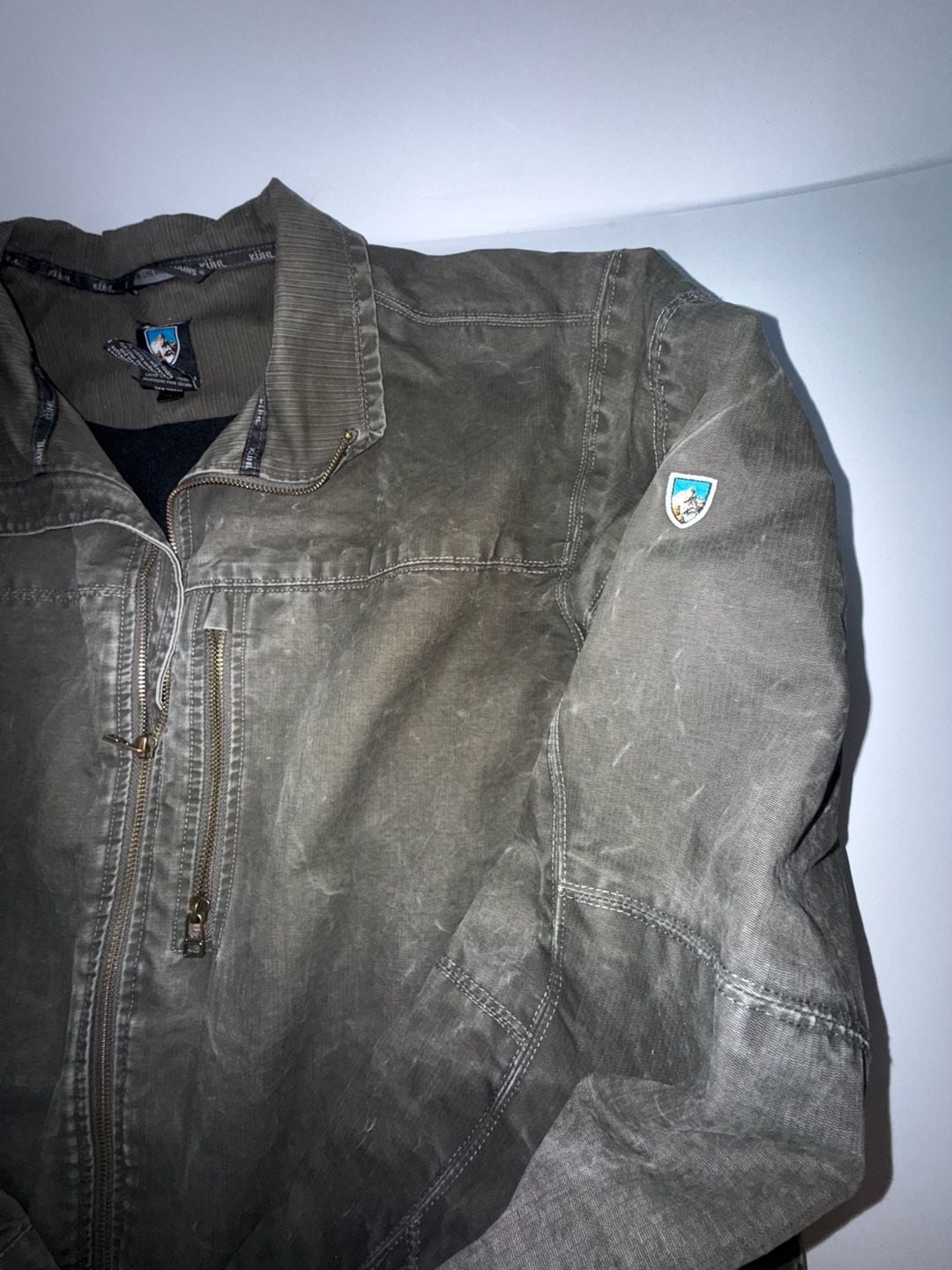 Kuhl Jacket Size M Green Corduroy Full Zip 7
