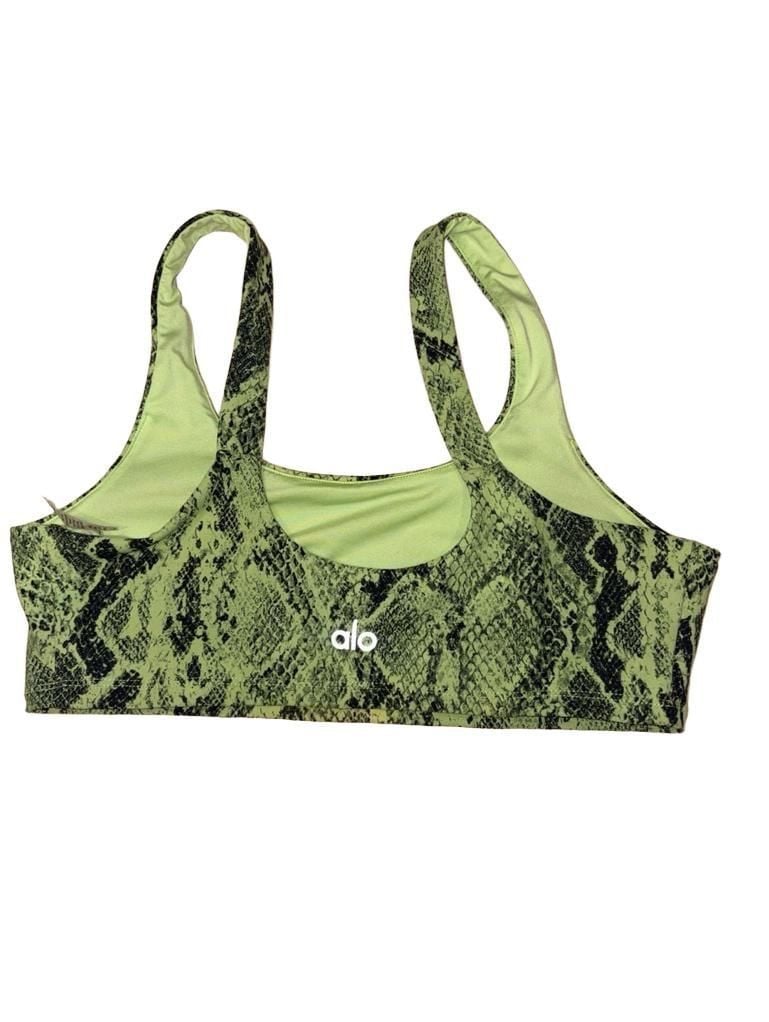 Alo Yoga snakeskin longline sports bra in size S. 3