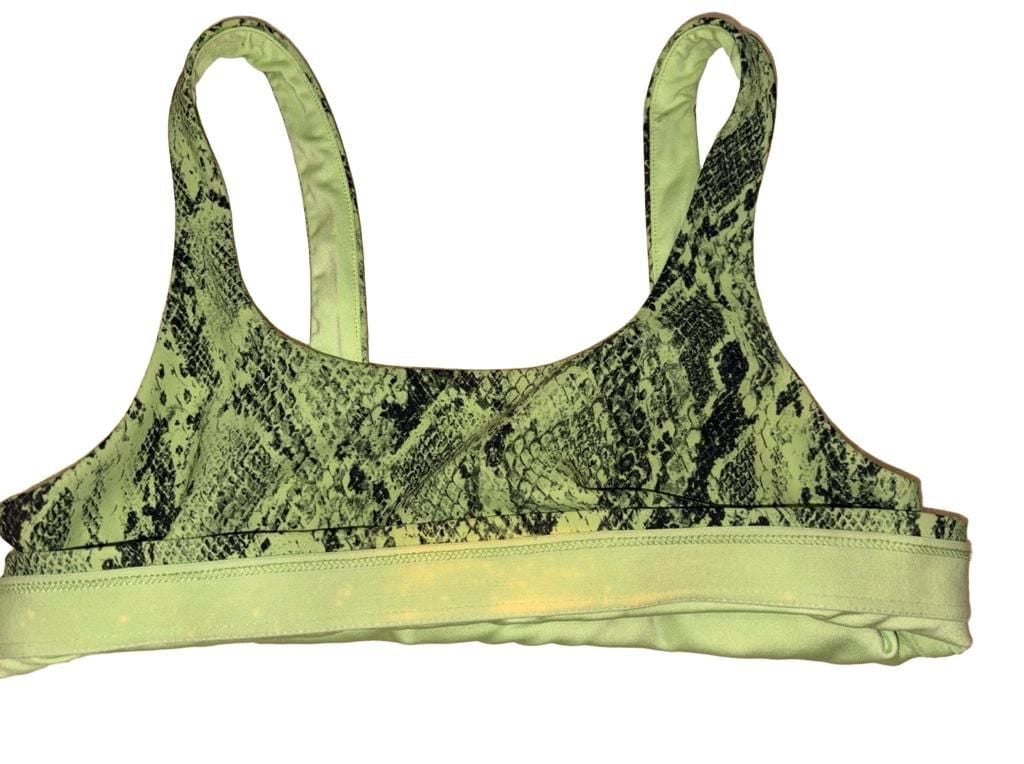 Alo Yoga snakeskin longline sports bra in size S. 5