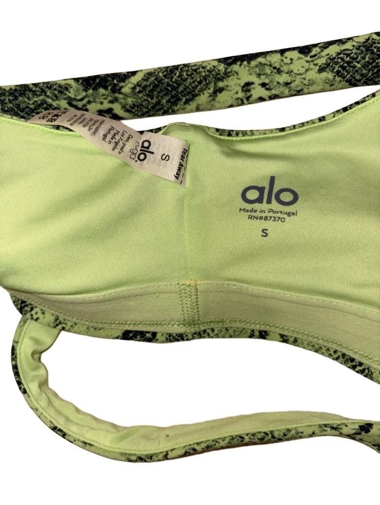 Alo Yoga snakeskin longline sports bra in size S. 4